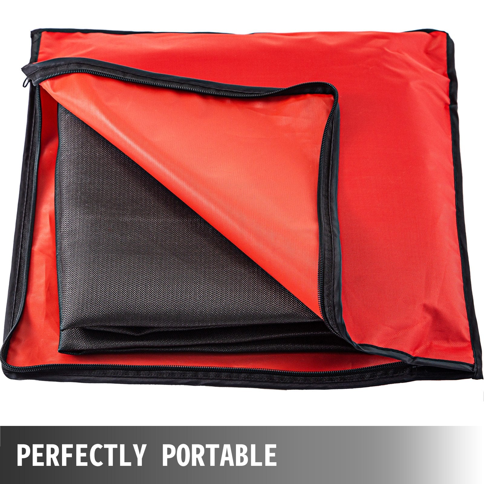 6 x 10 Ft Fire Retardant Welding Blanket Black Fiberglass Heat Resistant Mat