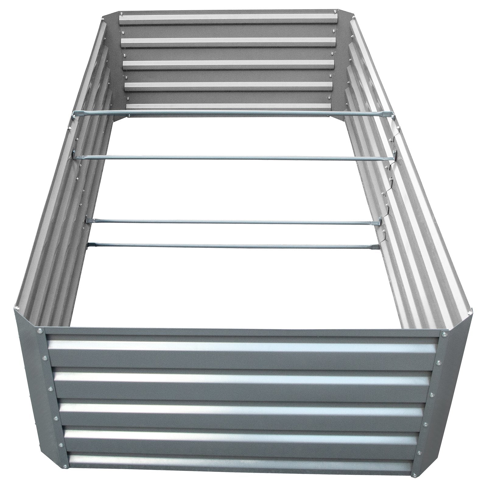 Galvanized Raised Garden Bed 203x102x48cm Metal Planter Outdoor Vegetables