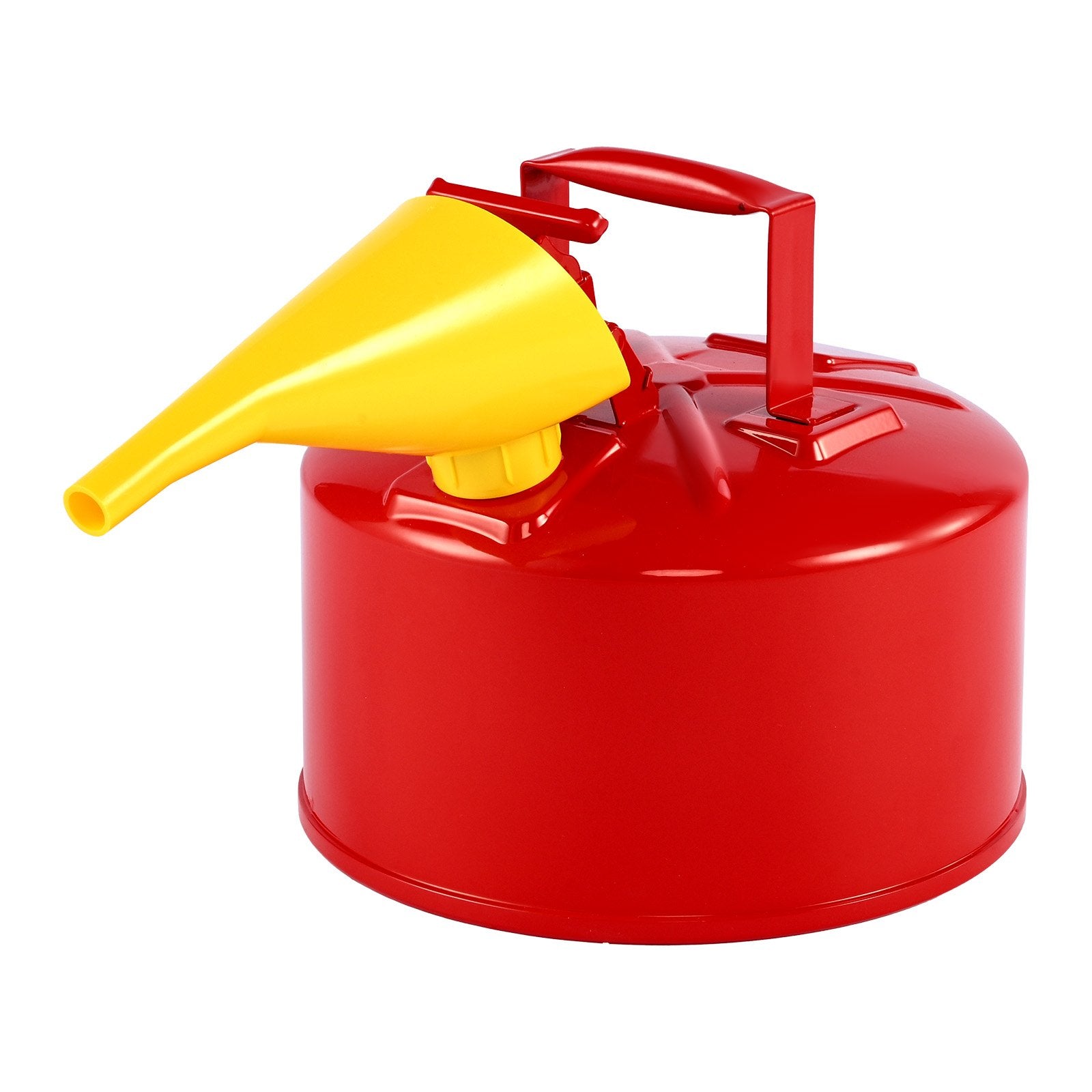 Safety Gas Can 9.5L Red Type I with Flame Arrester, Self-Closing Lid & PE Funnel