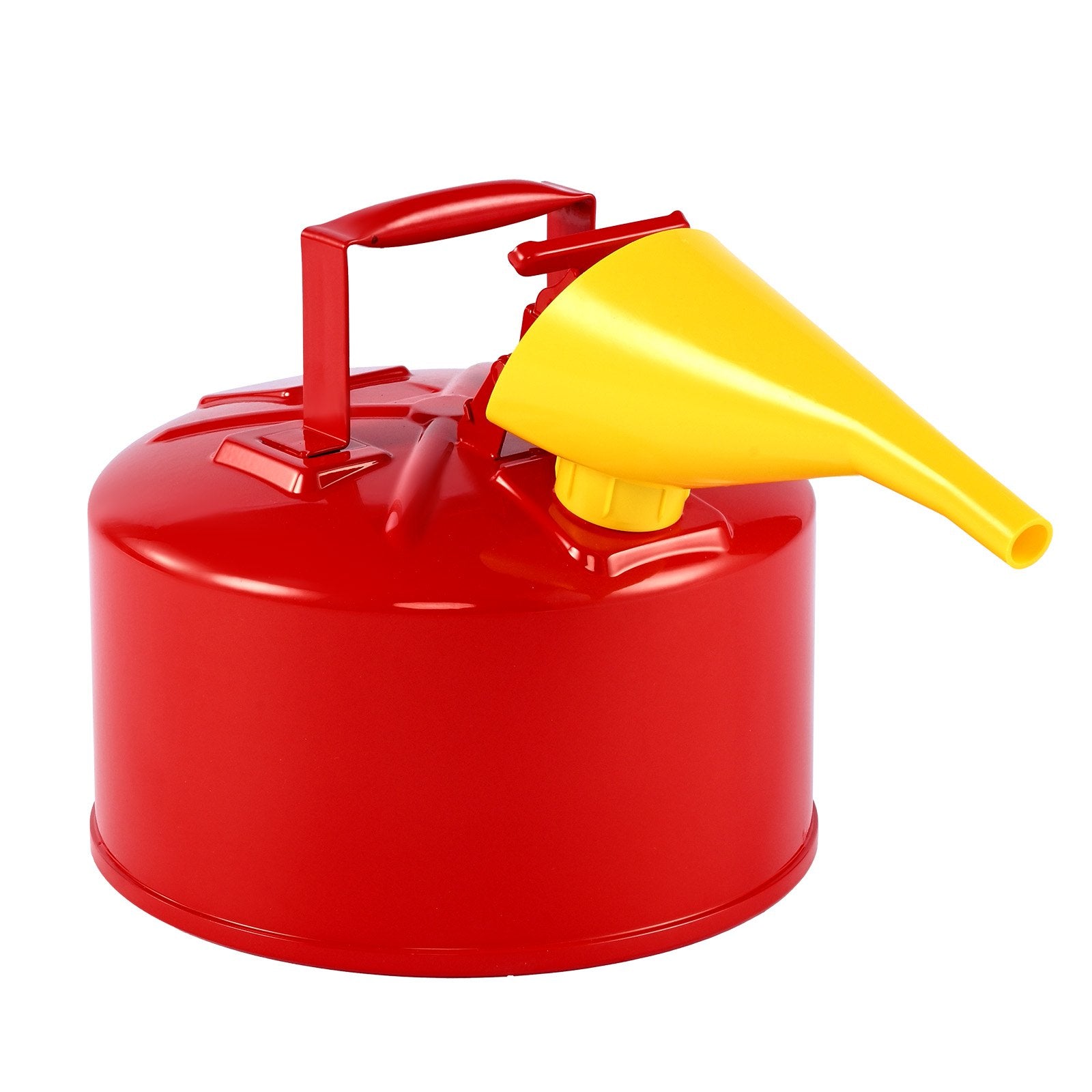 Safety Gas Can 9.5L Red Type I with Flame Arrester, Self-Closing Lid & PE Funnel
