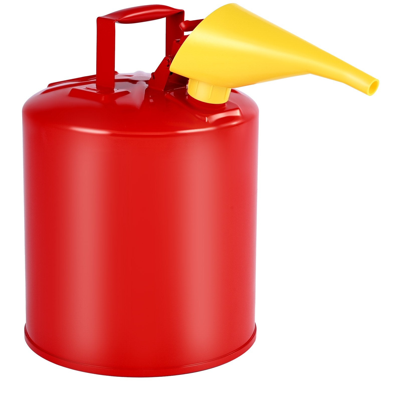 Safety Gas Can 19L Red Type I with Flame Arrester, Self-Closing Lid & PE Funnel