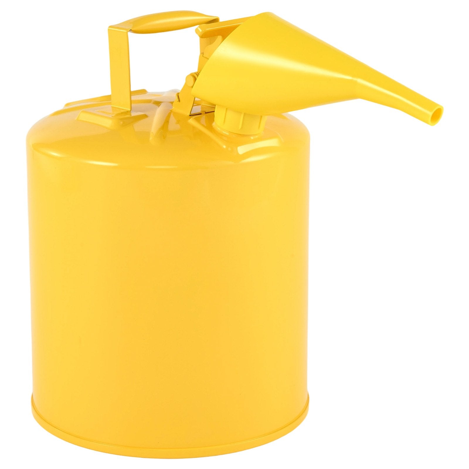 Safety Can 19L Yellow Type I with Flame Arrester, Self-Closing Lid & PE Funnel