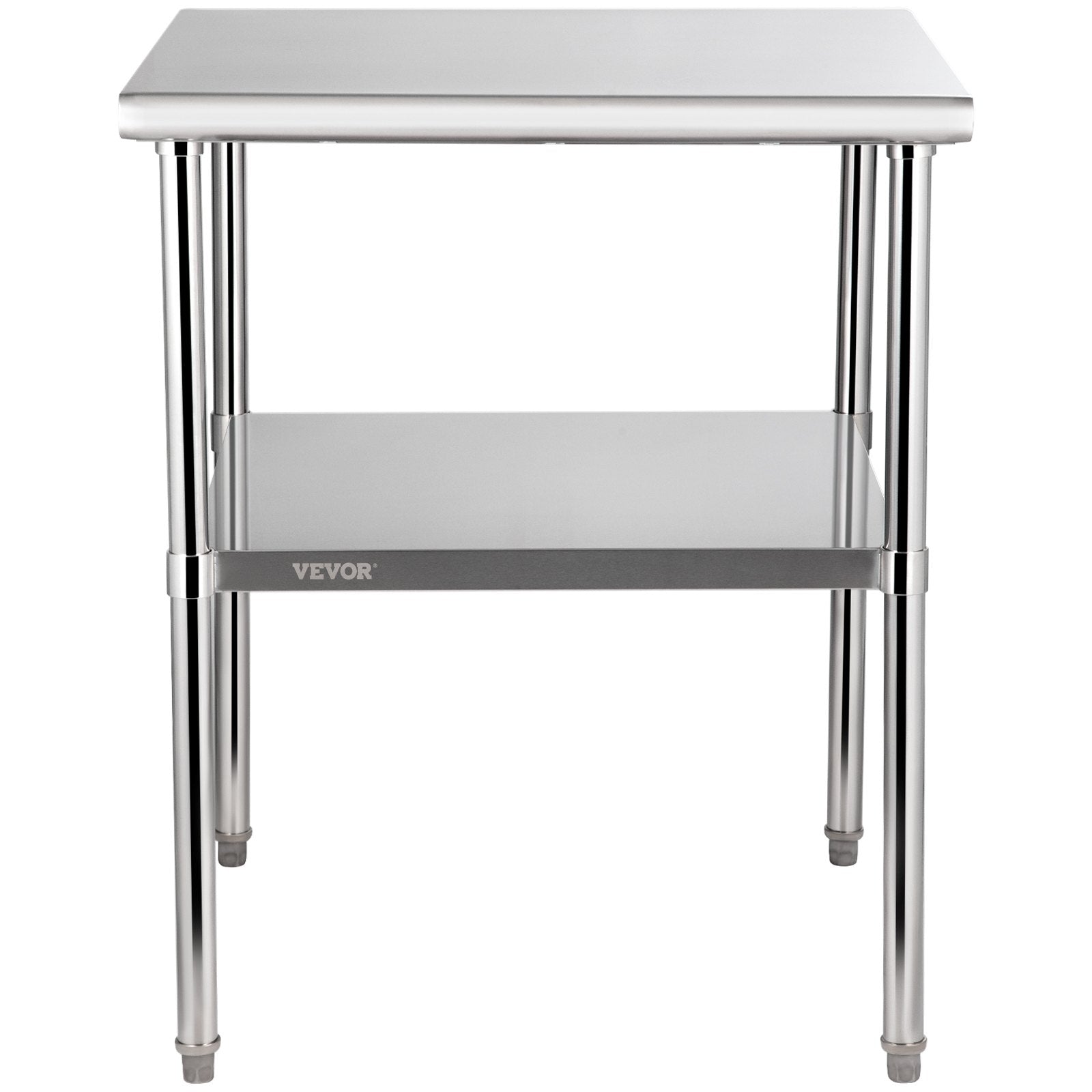 Stainless Steel Prep Table 30x30x36in Heavy Duty Worktable 800lbs Load