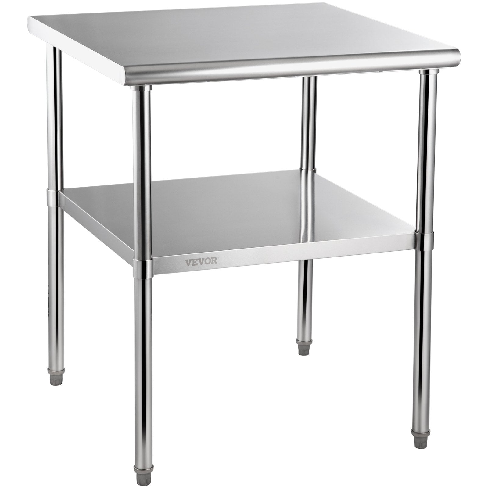 Stainless Steel Prep Table 30x30x36in Heavy Duty Worktable 800lbs Load