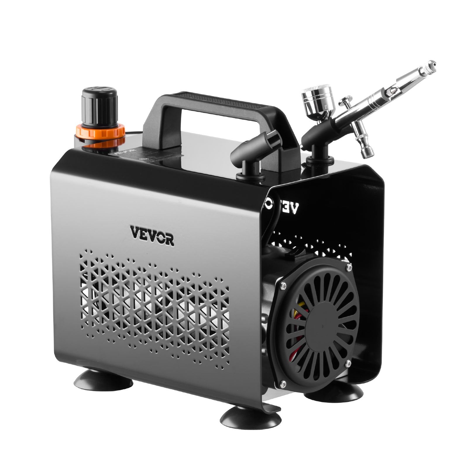 Airbrush Kit with 1 Dual-Action Airbrush 3 Nozzles for Cake and Model