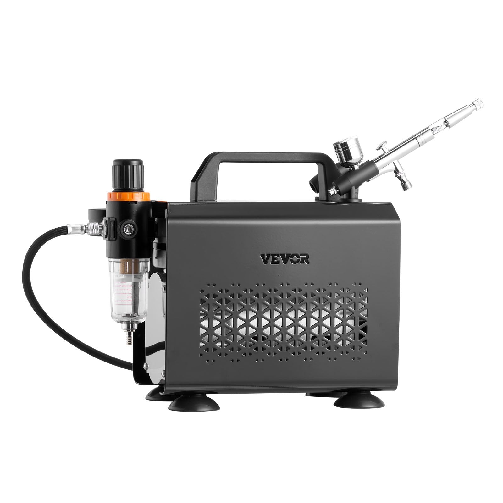 Airbrush Kit with 1 Dual-Action Airbrush 3 Nozzles for Cake and Model