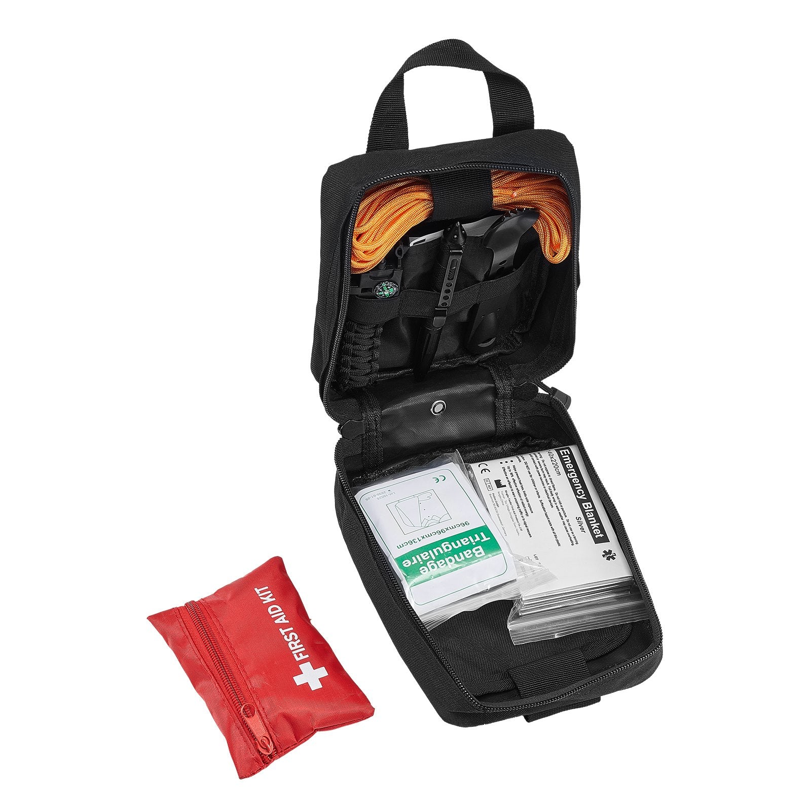 First Aid Kit Survival 250 Pieces 600D Nylon Trauma Bag Emergency Outdoor Gear