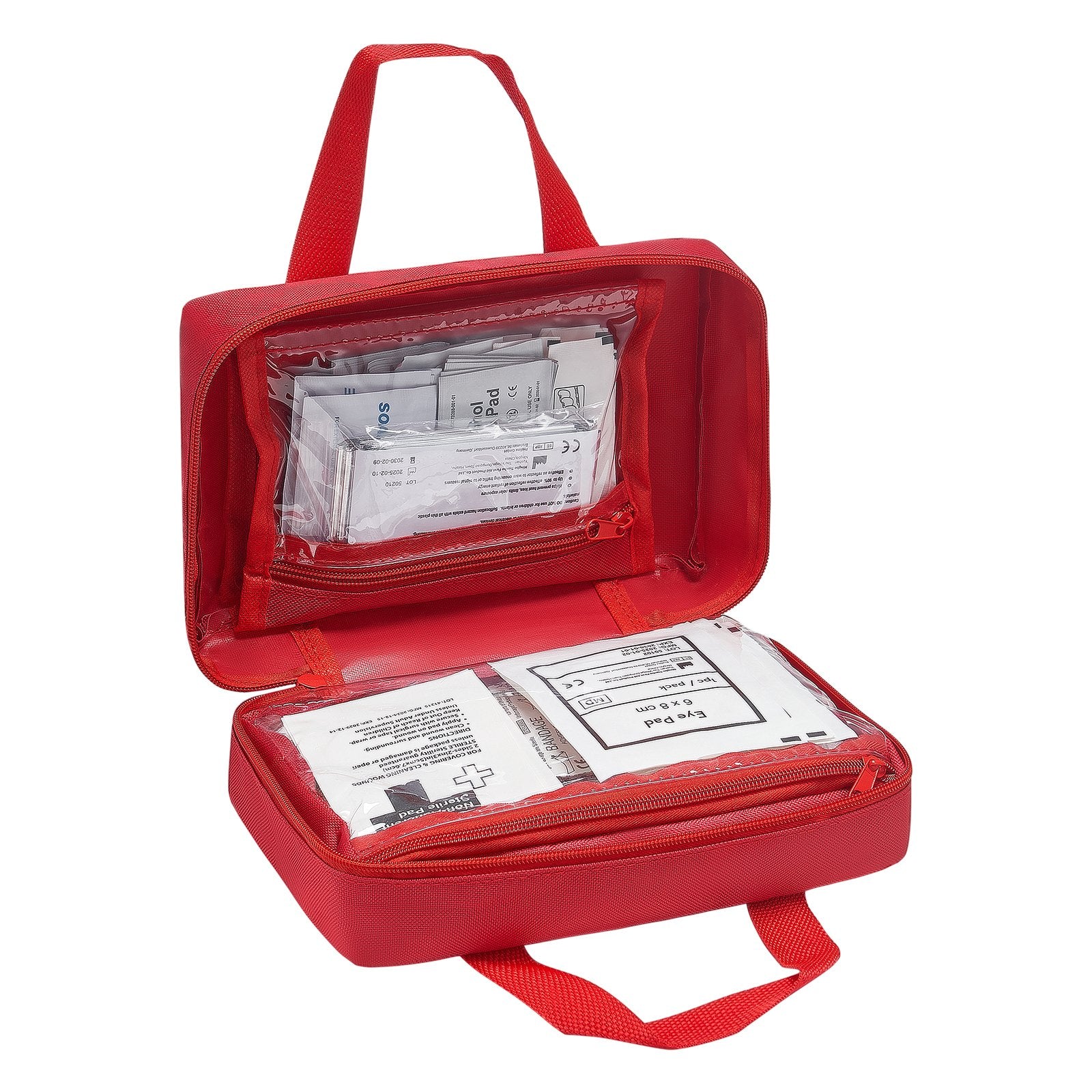 First Aid Kit 500 Pieces 600D Nylon Large Survival Bag Emergency Medical Supplie