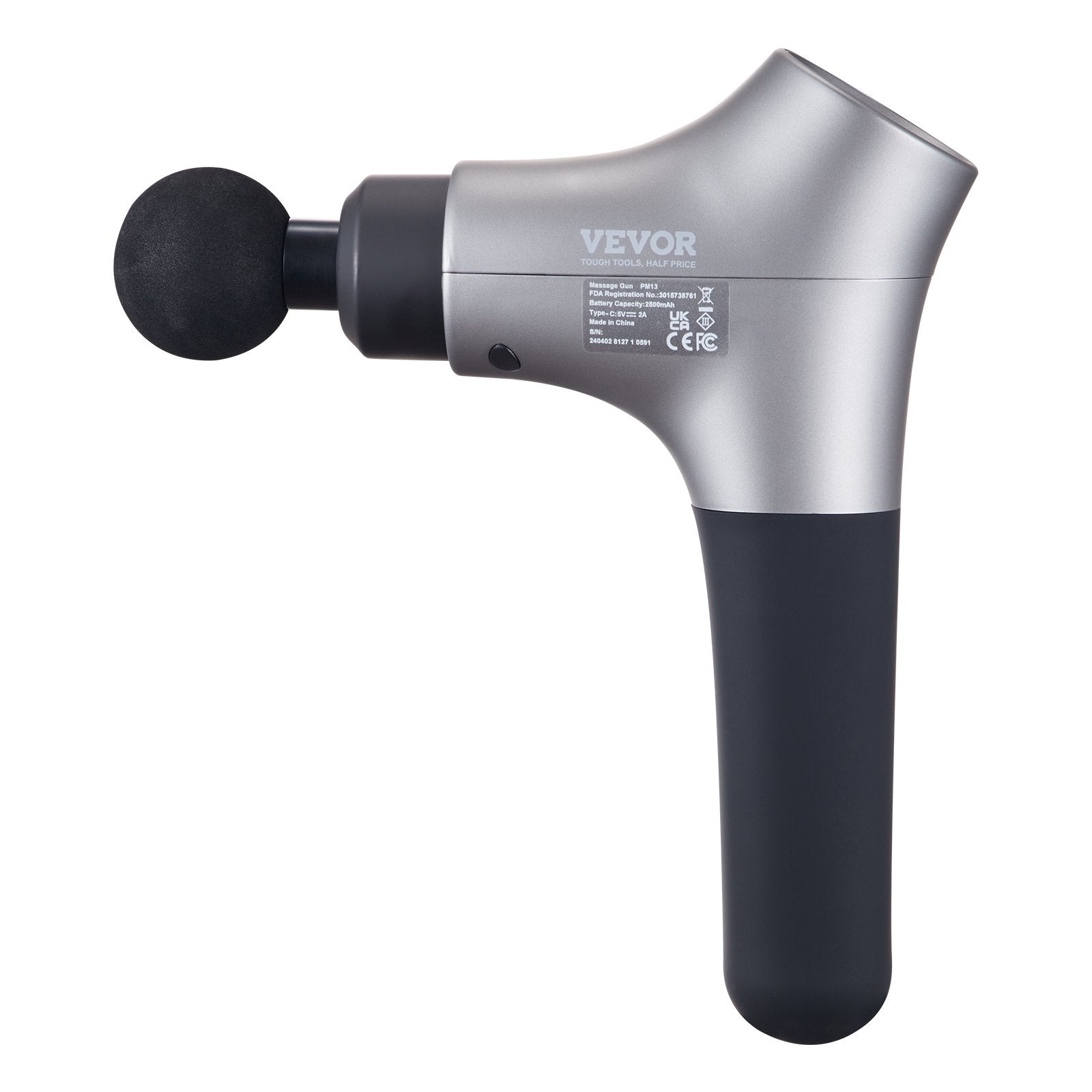 Deep Tissue Percussion 4 Heads Massage Gun for Athletes with 6 Speed Levels