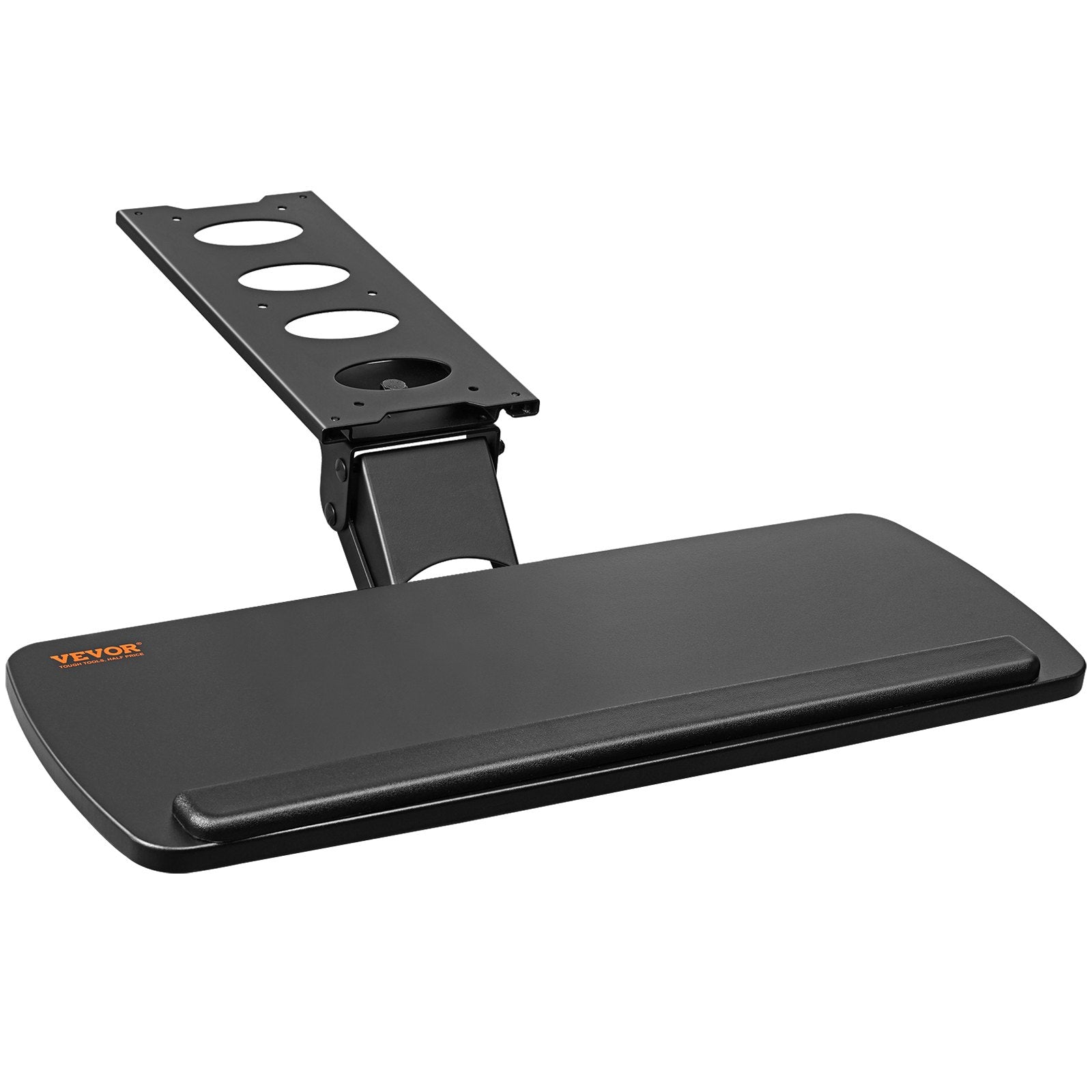 Adjustable Under Desk Keyboard Tray 25x9.8" Slide Out Ergonomic Swivel