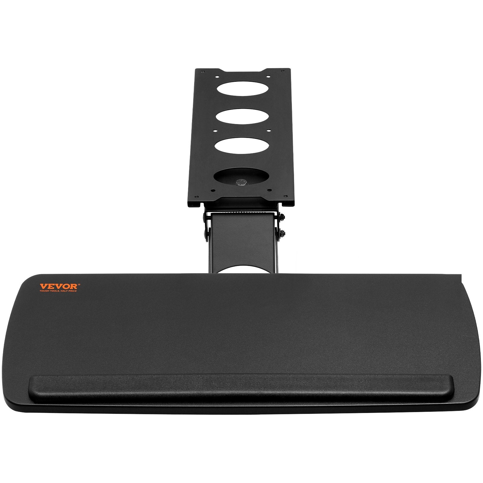 Adjustable Under Desk Keyboard Tray 25x9.8" Slide Out Ergonomic Swivel
