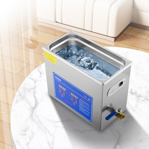 VEVOR 6L Ultrasonic Cleaner with Digital Timer Heater Stainless Steel Sonic
