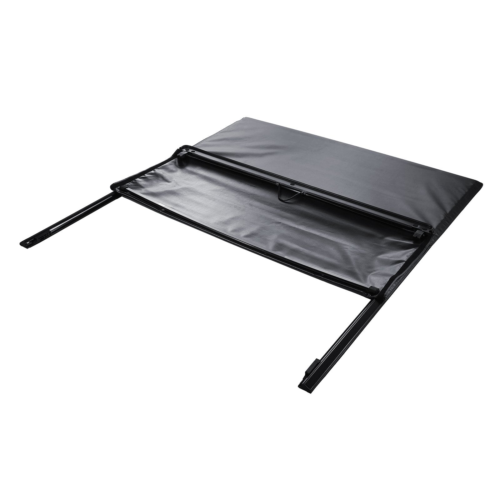 Truck Bed Cover Roll Up Tonneau Soft PVC for 2014-2024 Chevy Silverado GMC 1500