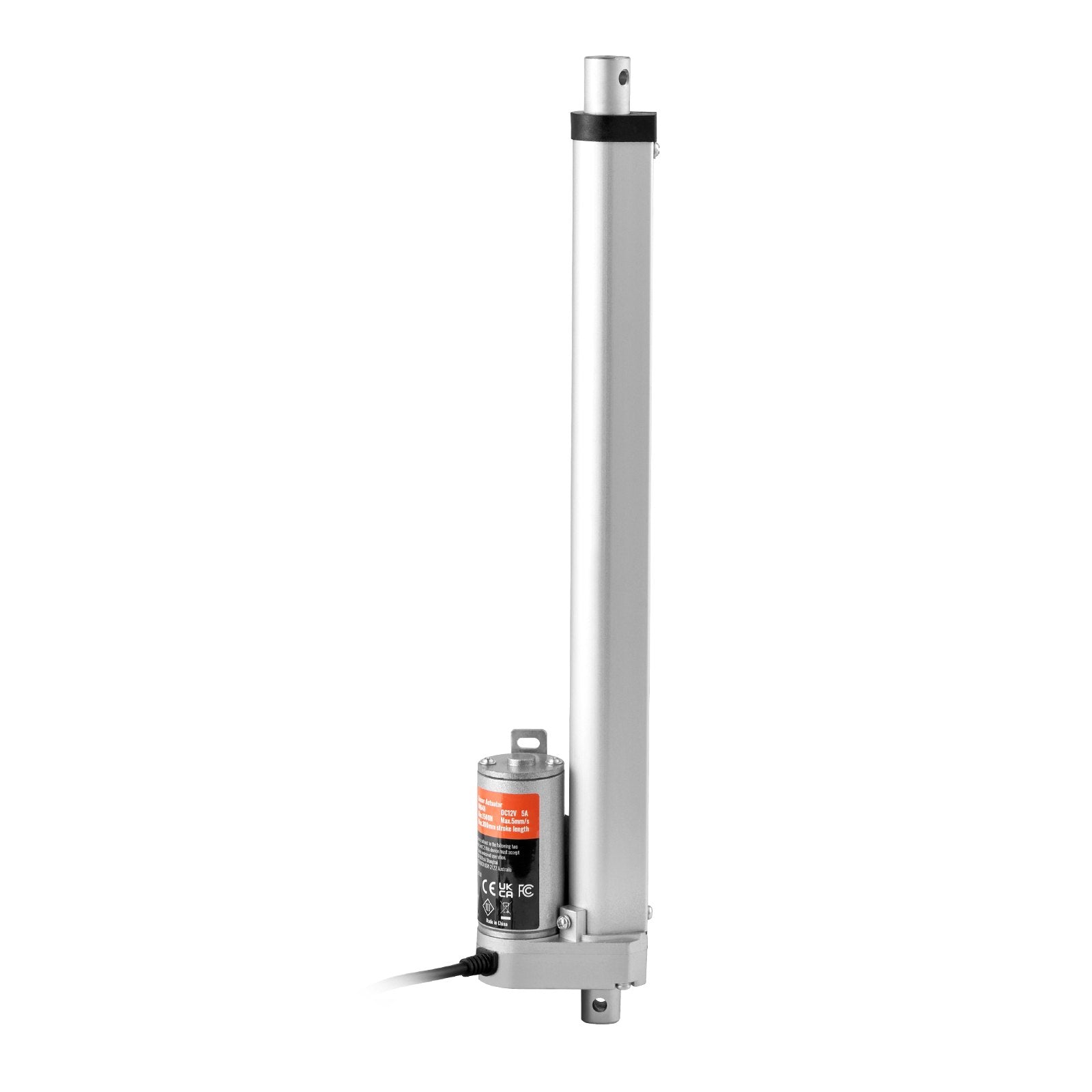 12V Linear Actuator 12 Inch High Load 1500N 0.19″/s with Bracket IP54