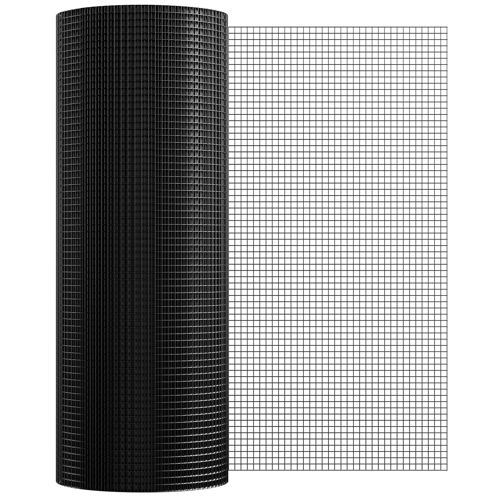 Hardware Cloth 36"x100' 19-Gauge Galvanized Wire Mesh Roll Vinyl Coated