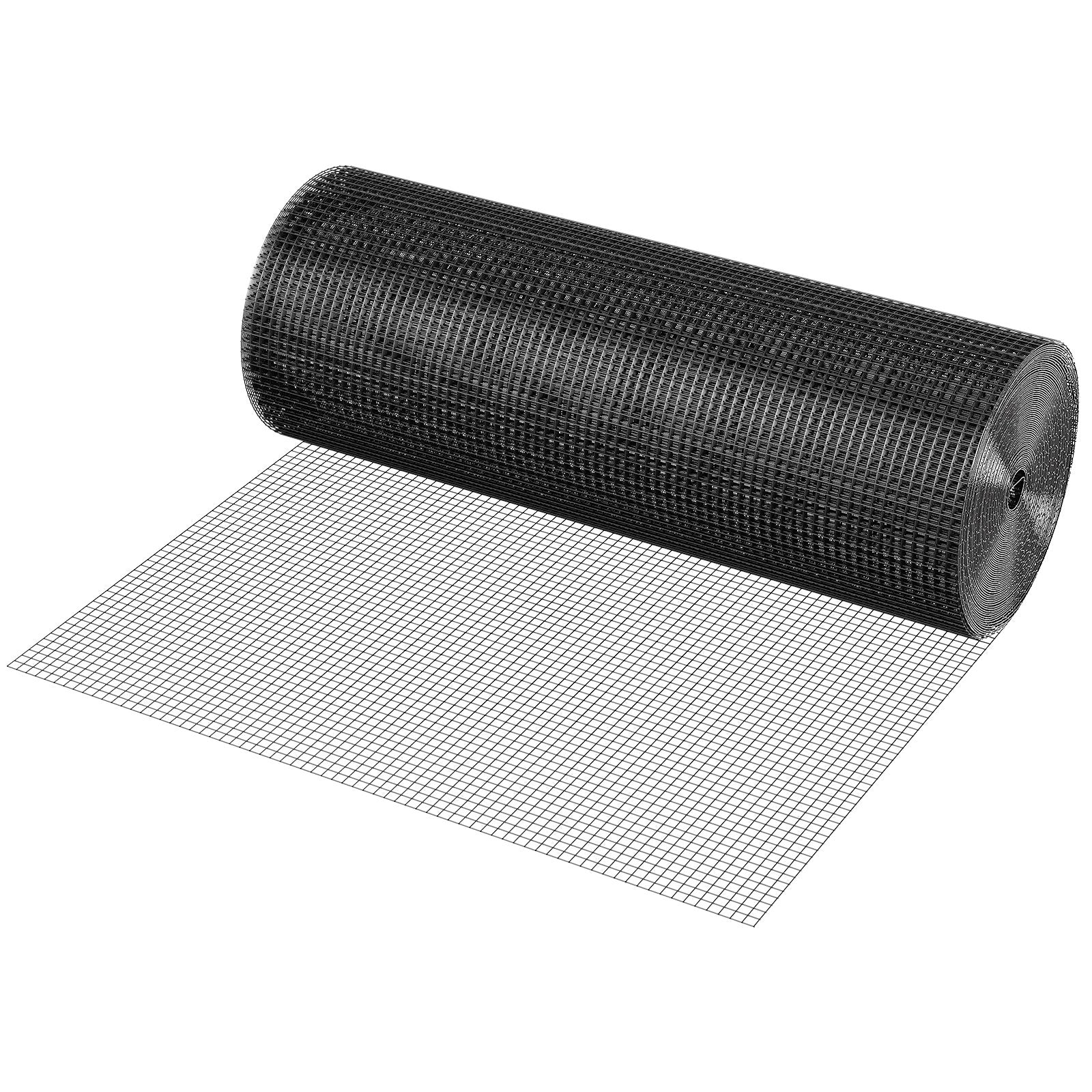 Hardware Cloth 36"x100' 19-Gauge Galvanized Wire Mesh Roll Vinyl Coated