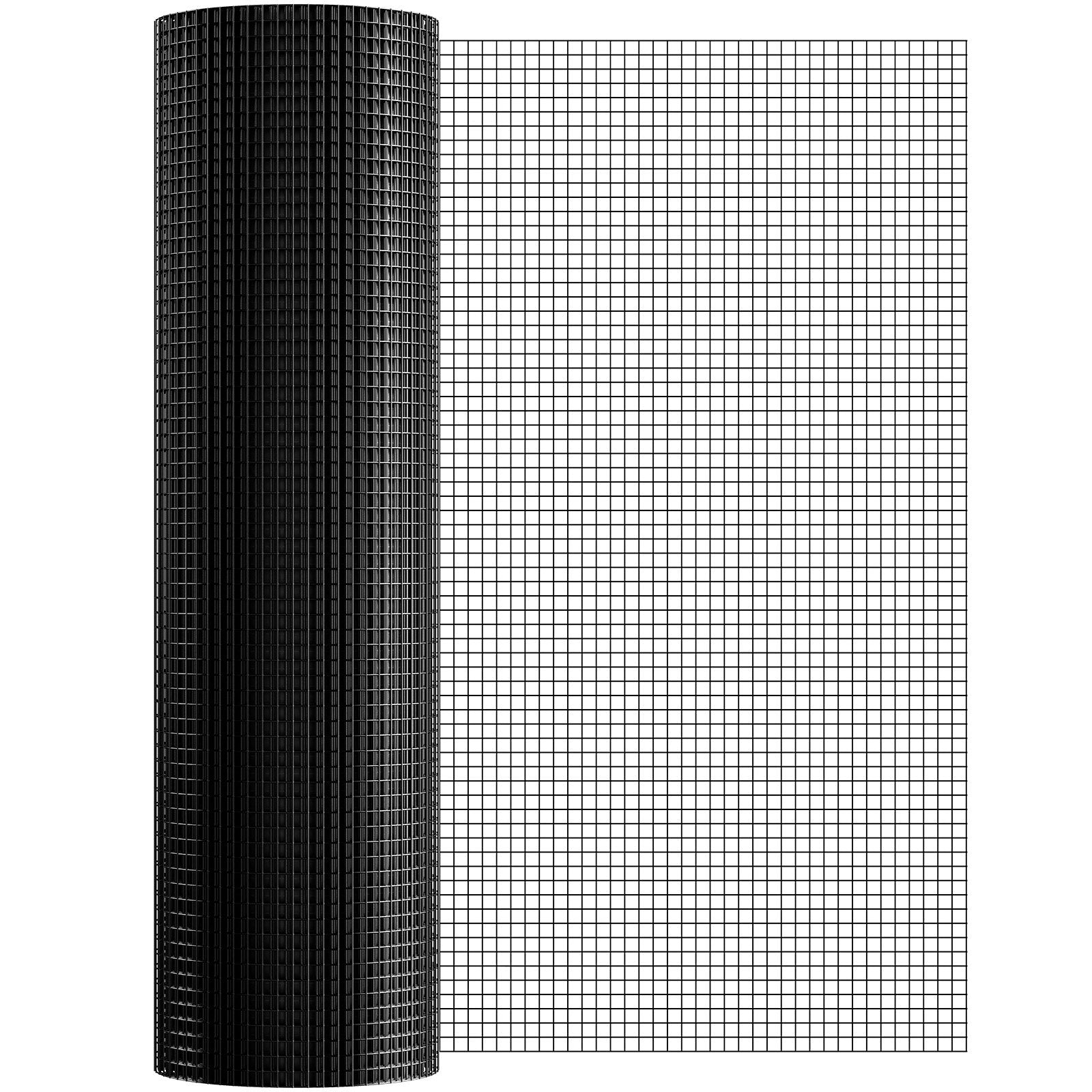 Hardware Cloth 36"x50' 19-Gauge Galvanized Wire Mesh Roll Vinyl Coated