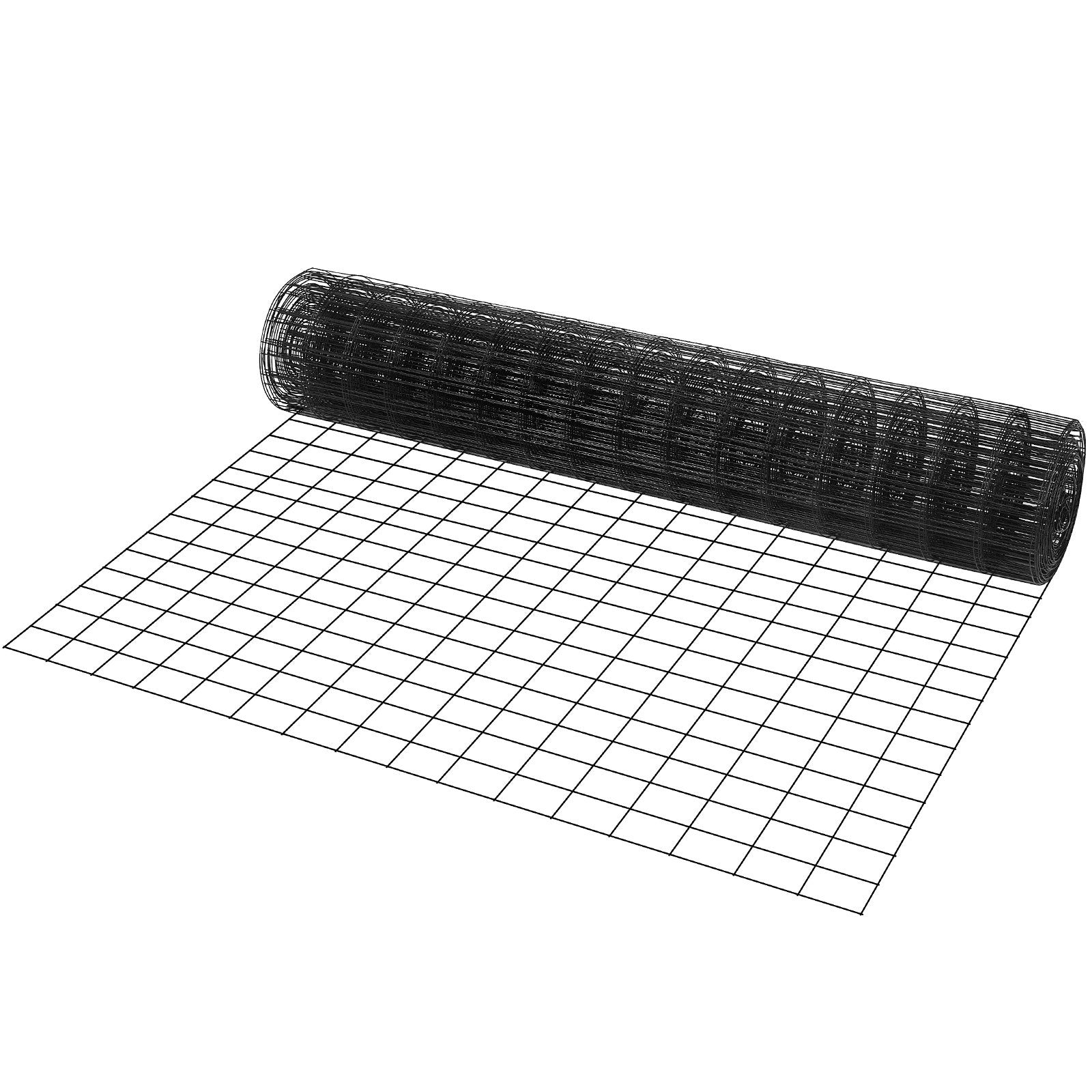 Hardware Cloth 36"x50' 16-Gauge Galvanized Wire Mesh Roll Vinyl Coated