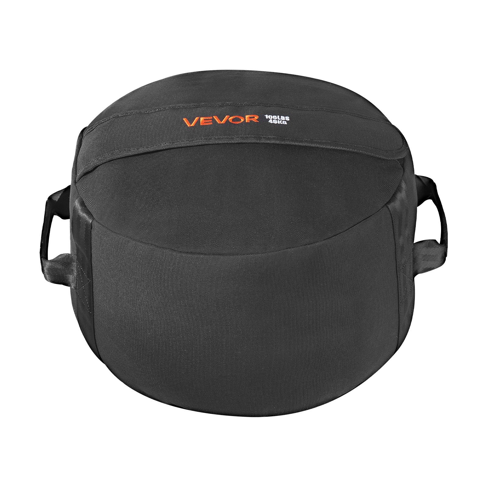 Workout Sandbag Heavy Duty 45kg Slam Bag with Handles Strength Training Black