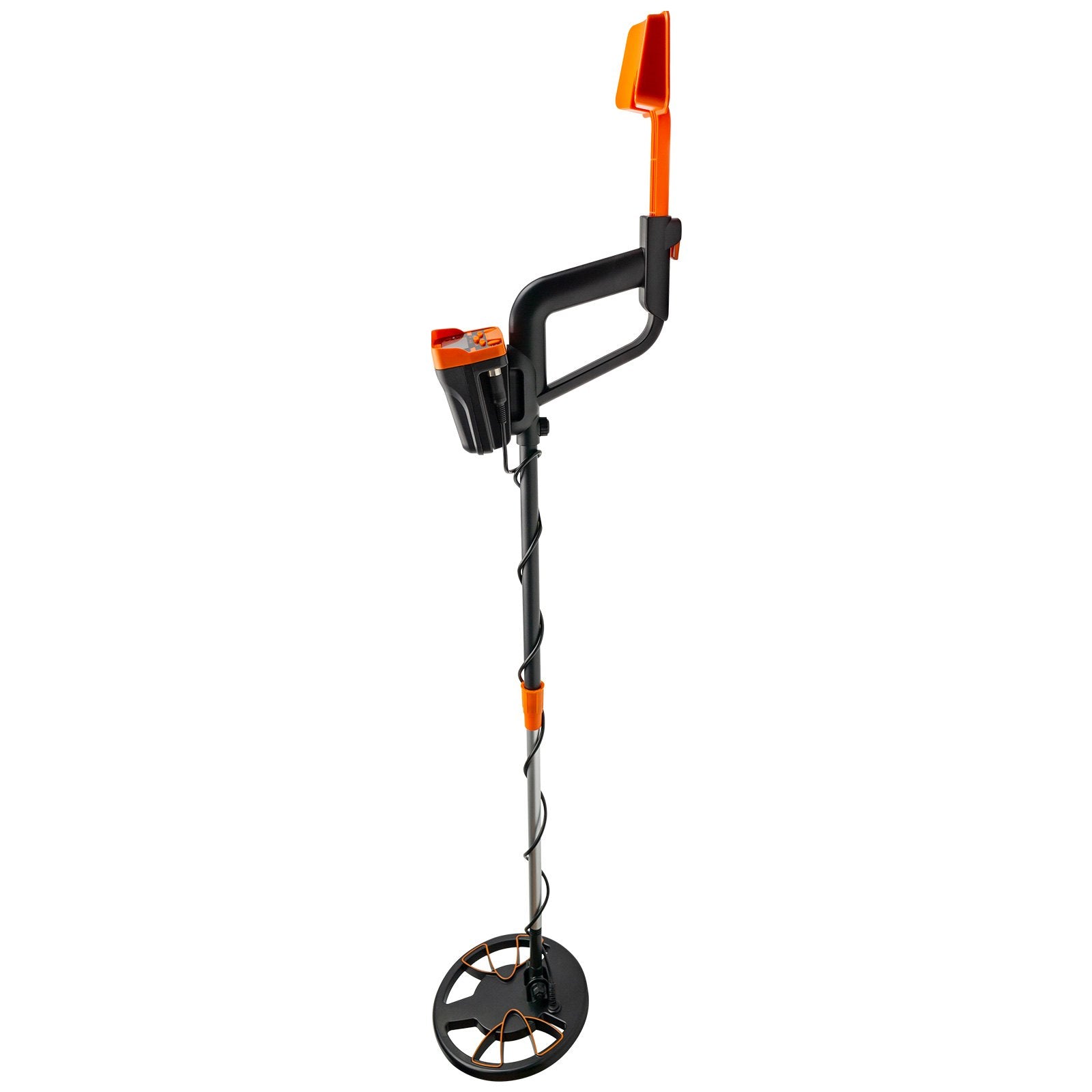 Waterproof Yellow Metal Detector LCD Display Adjustable Length 130cm