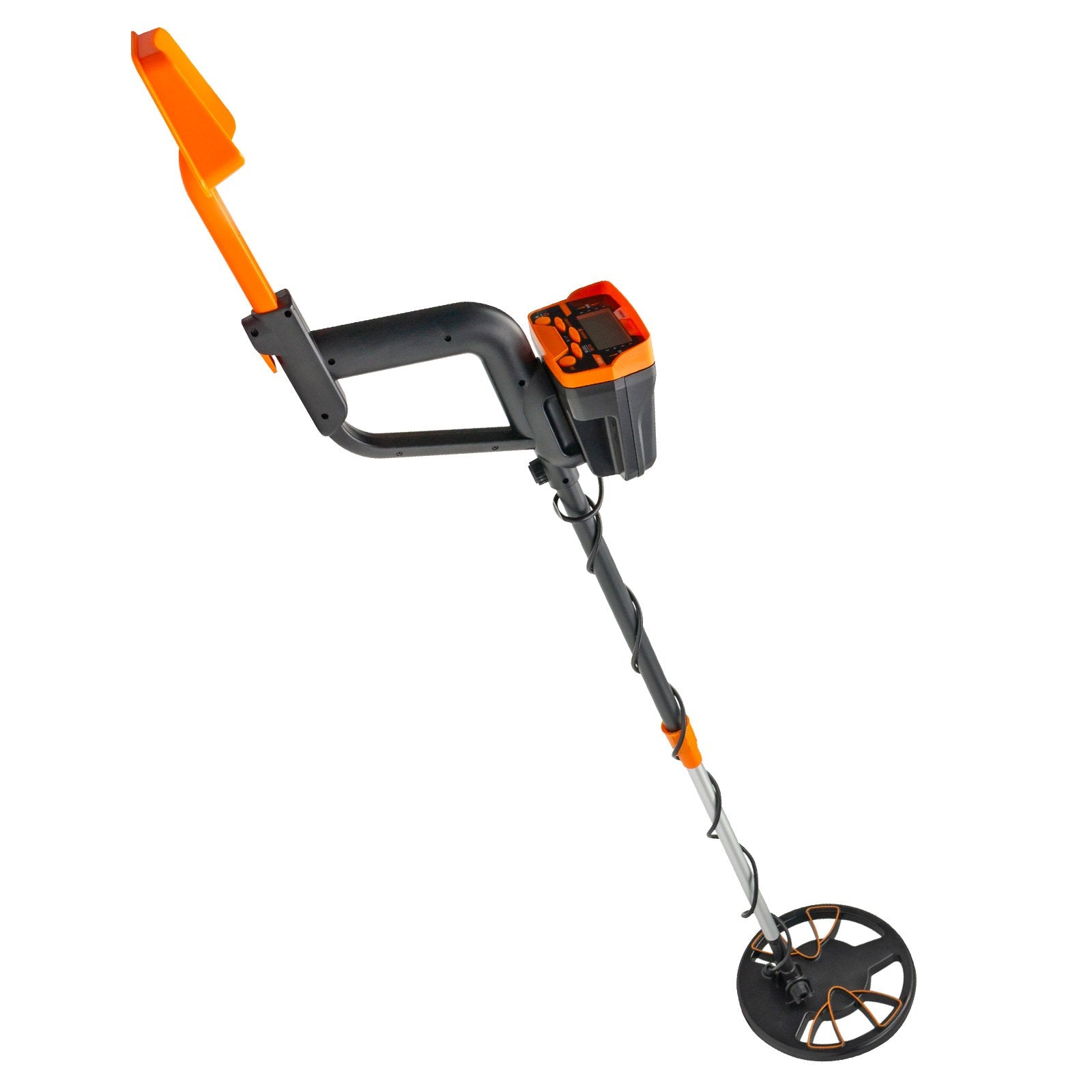 Waterproof Yellow Metal Detector LCD Display Adjustable Length 130cm
