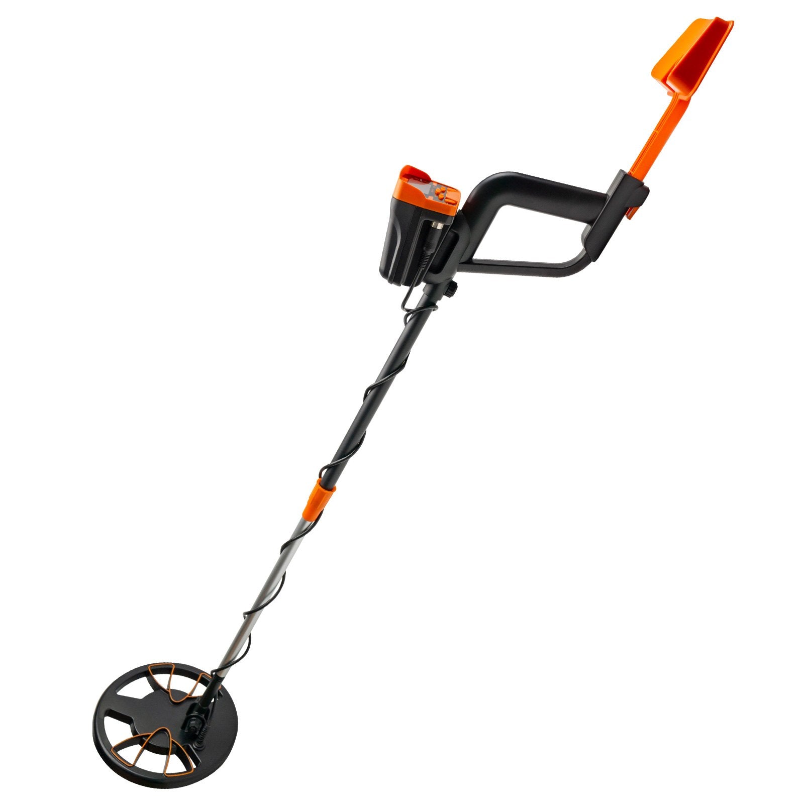 Waterproof Yellow Metal Detector LCD Display Adjustable Length 130cm