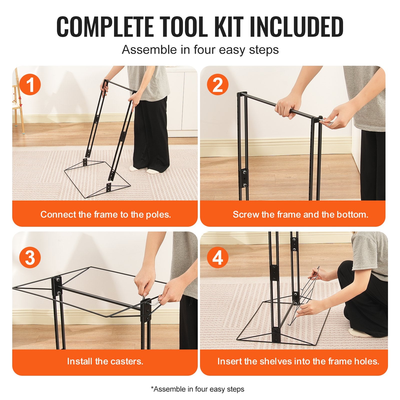 Art Drying Rack 50 Shelves 20x17x30 Inch Carbon Steel Painting Studios Black