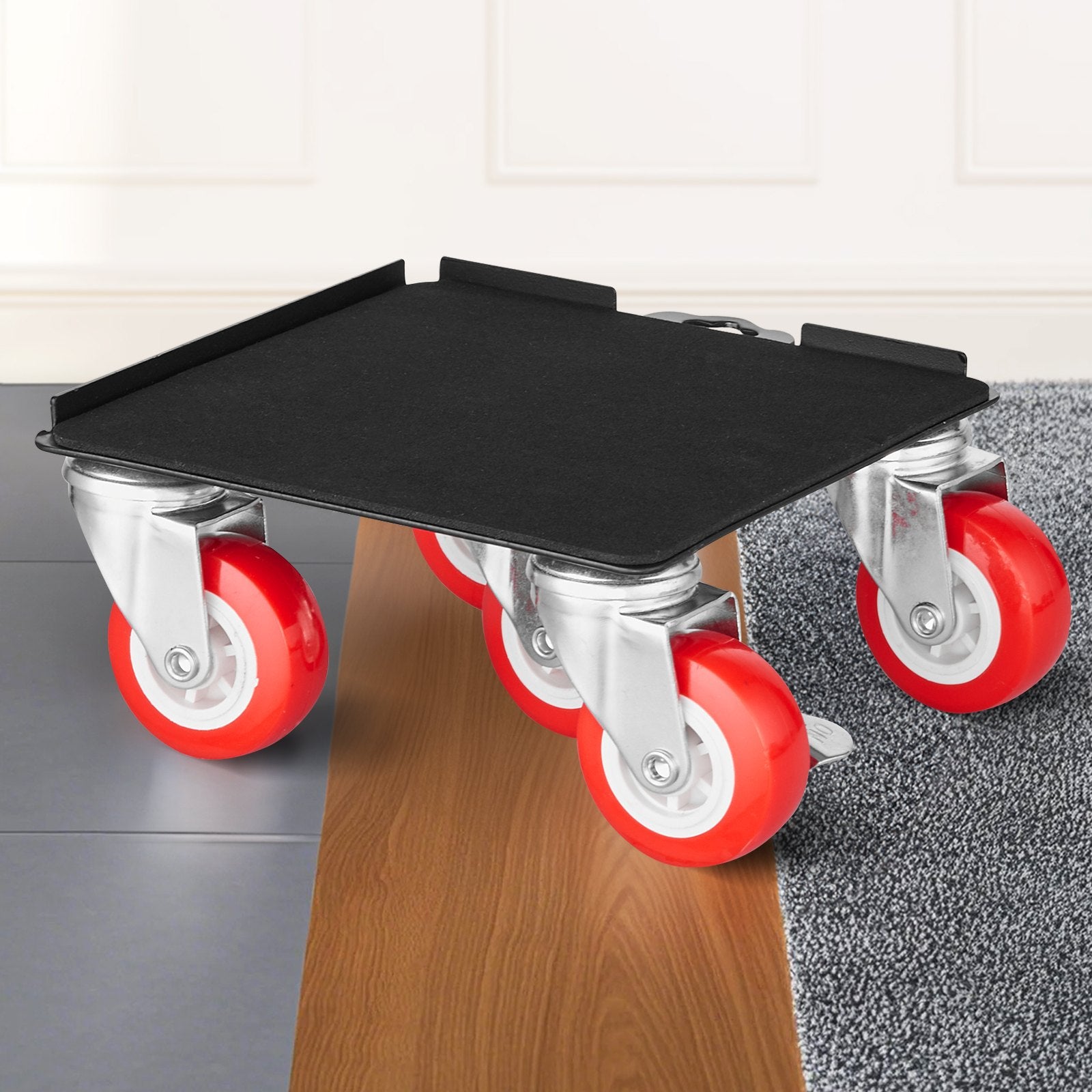 Furniture Dolly 1575 kg Heavy Duty with 5 360° Wheels Carbon Steel Panel Movers