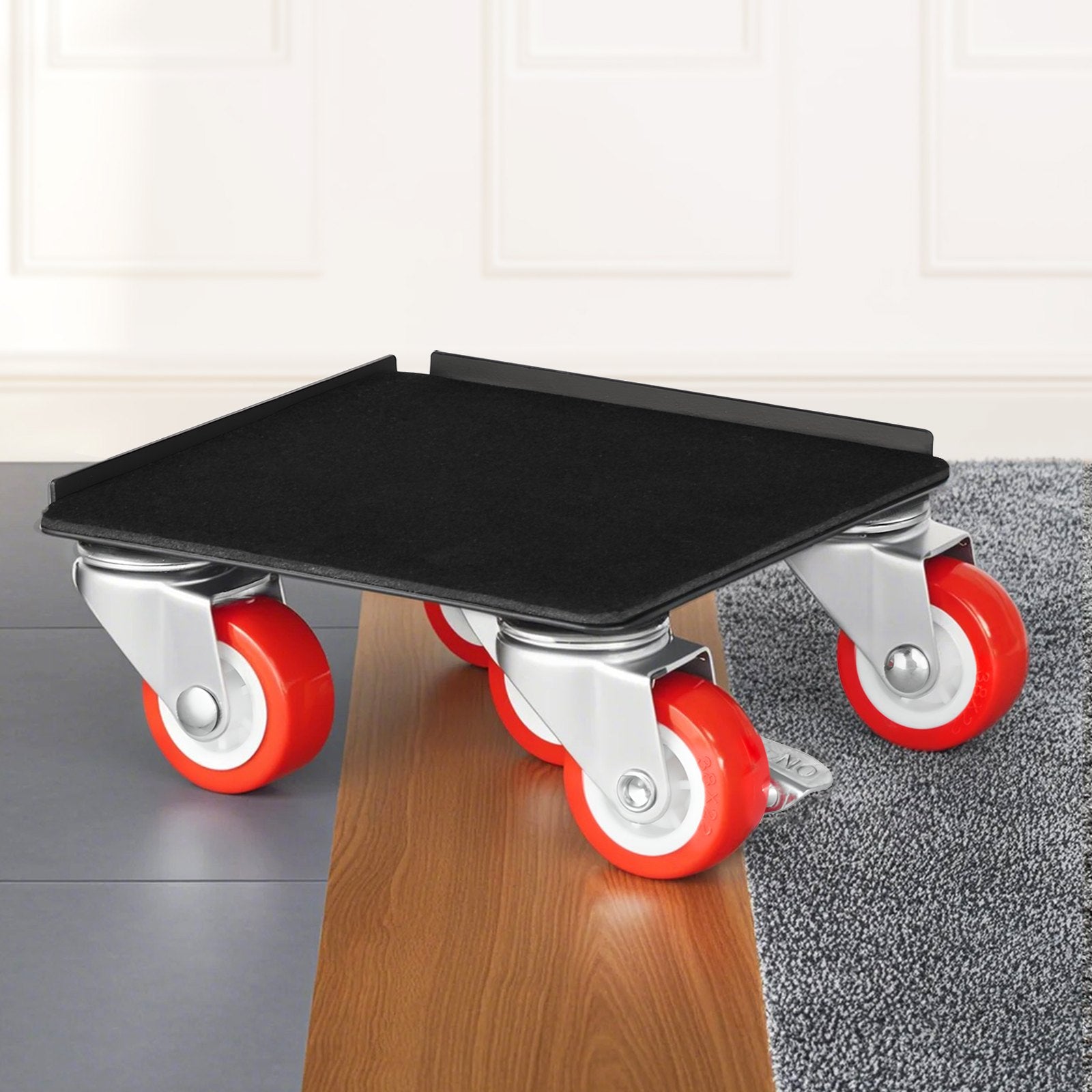 Furniture Dolly 544 kg Heavy Duty with 5 360° Wheels Carbon Steel Panel Movers