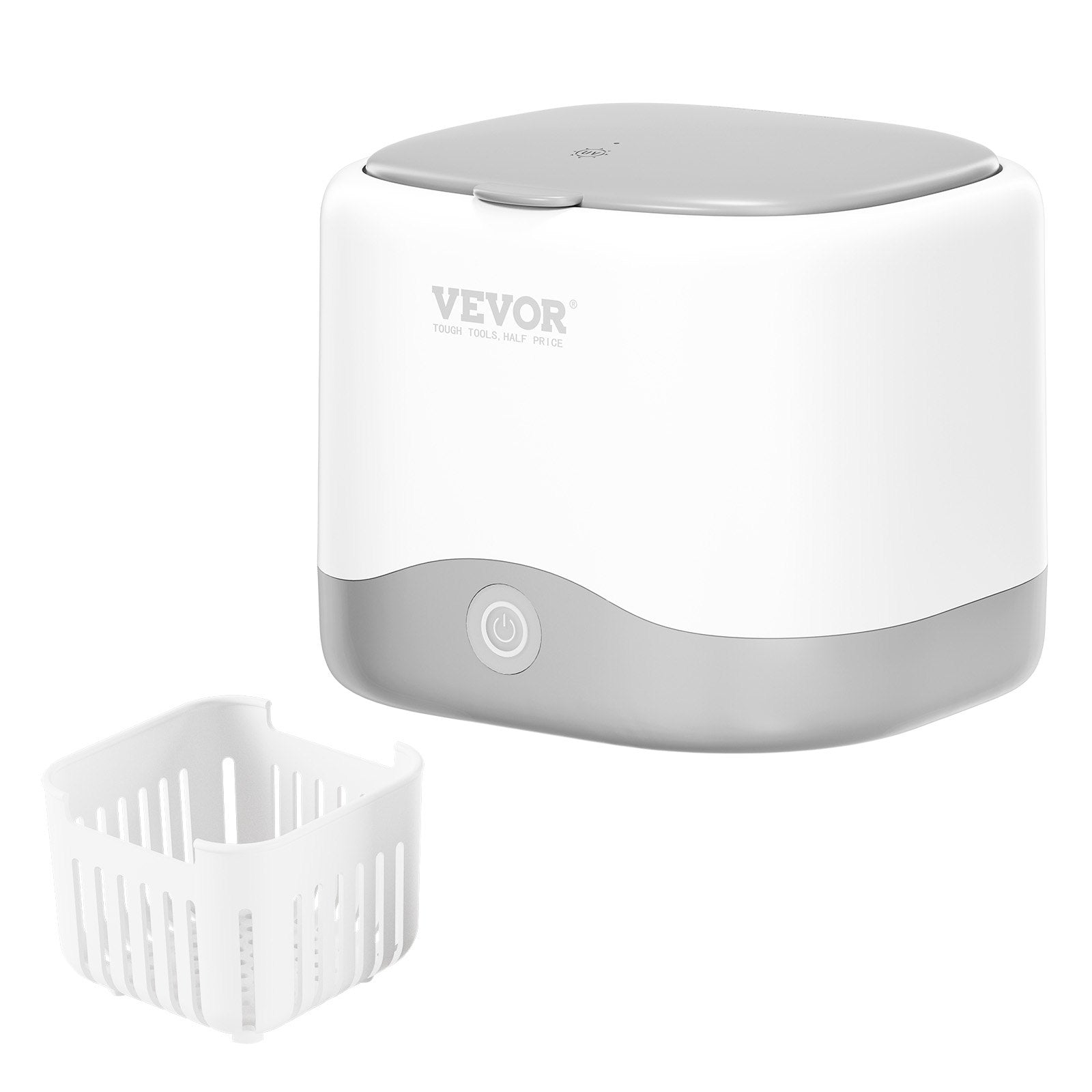 Ultrasonic Cleaner 200ML Dentures Retainer with UV Light 30W Dental Cleaning