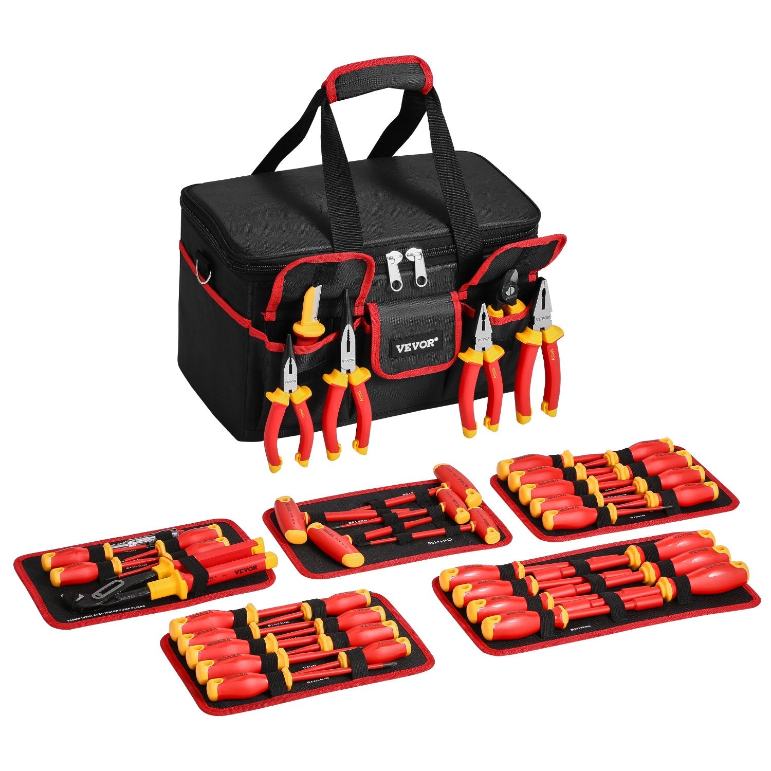 Insulated Screwdriver Set 50-Piece 1000V Electrician Tools with Magnetic Tips