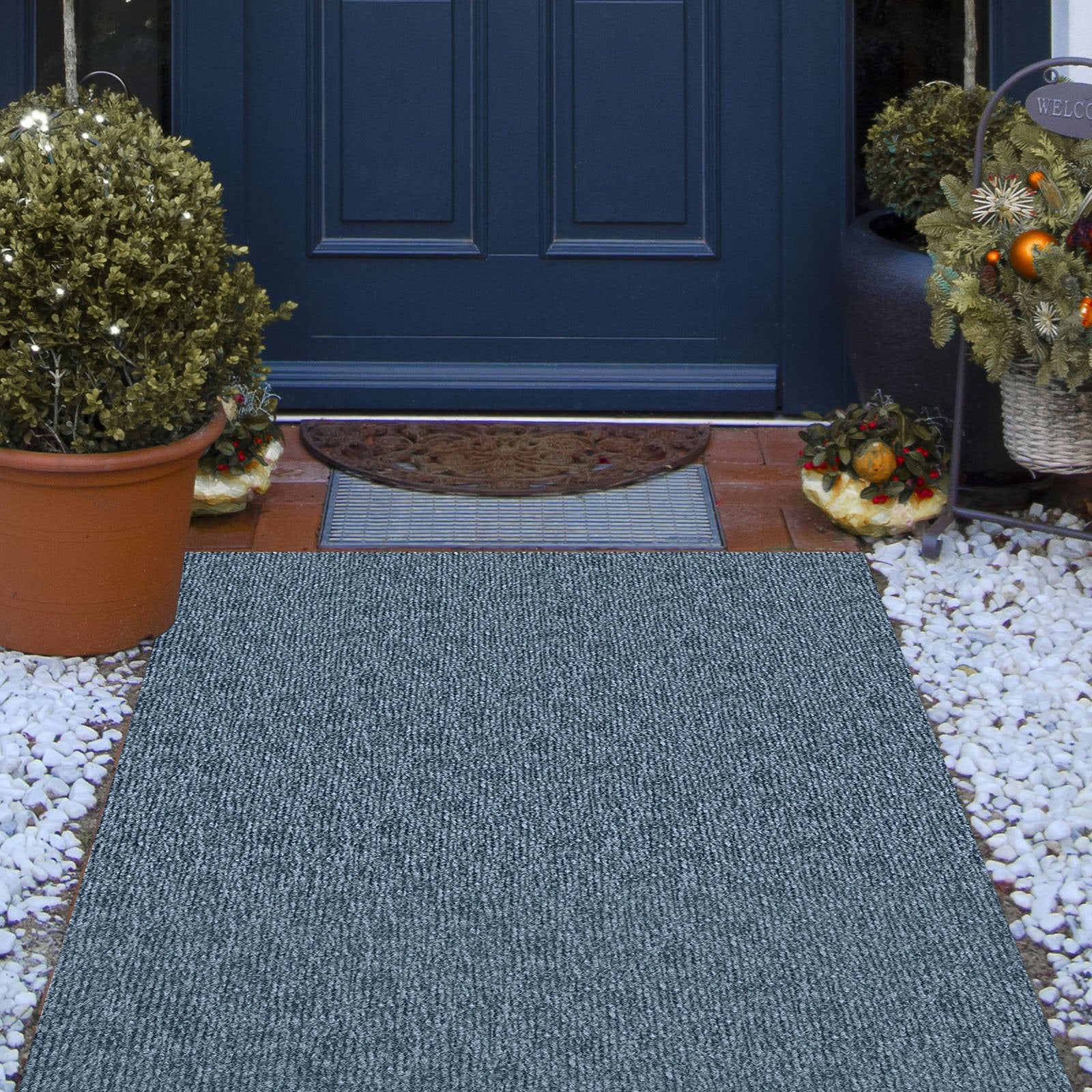 Marine Carpet 6x13' Boat Area Rug Roll Cutpile In/Outdoor Patio Deck Gray