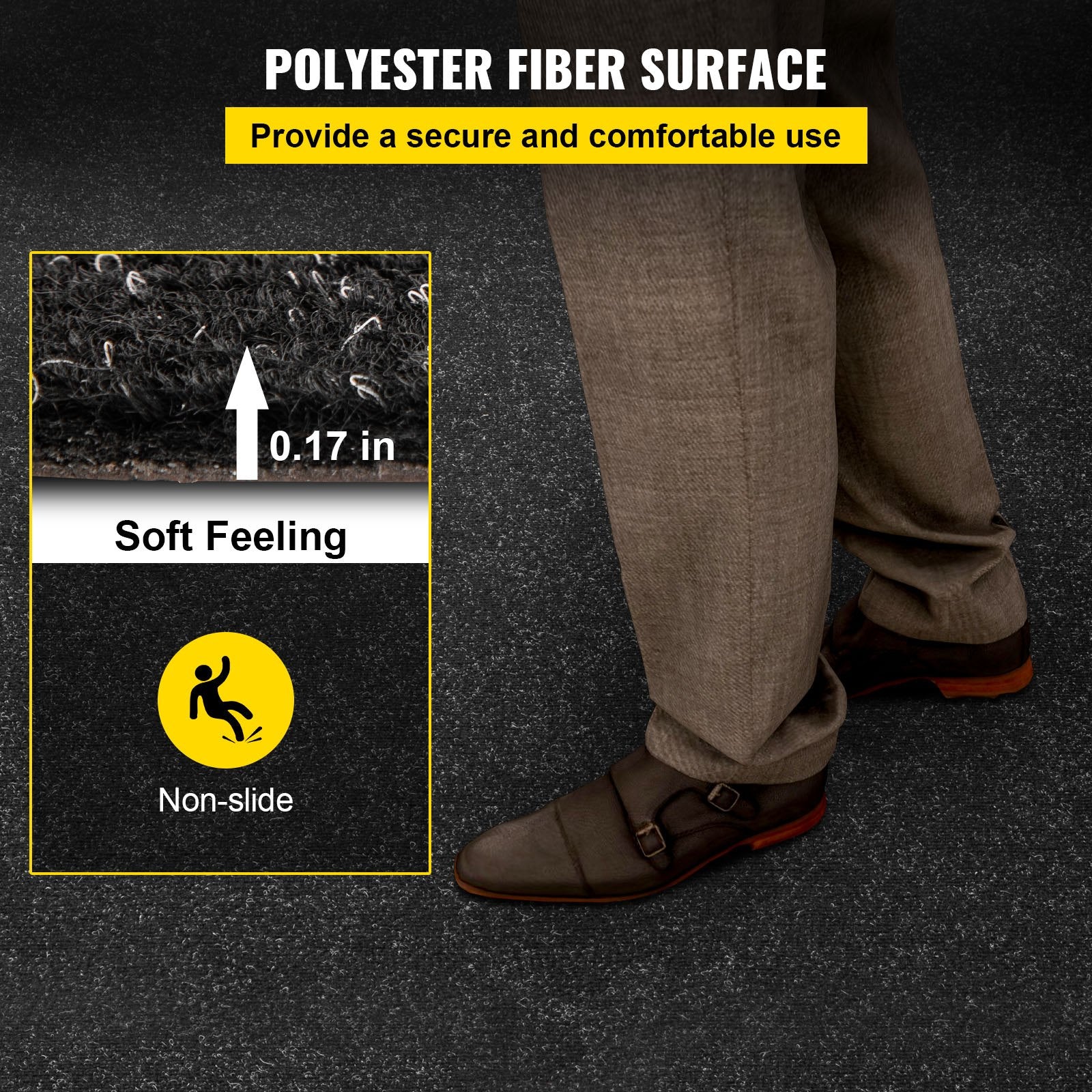 Marine Carpet 6 x 30 ft Boat Carpeting, Charcoal Black Marine Grade Carpet