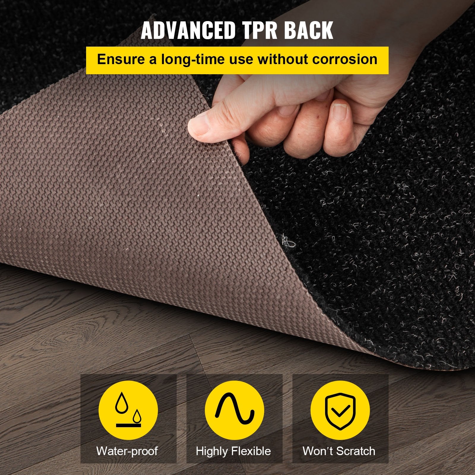 Marine Carpet 6 x 30 ft Boat Carpeting, Charcoal Black Marine Grade Carpet