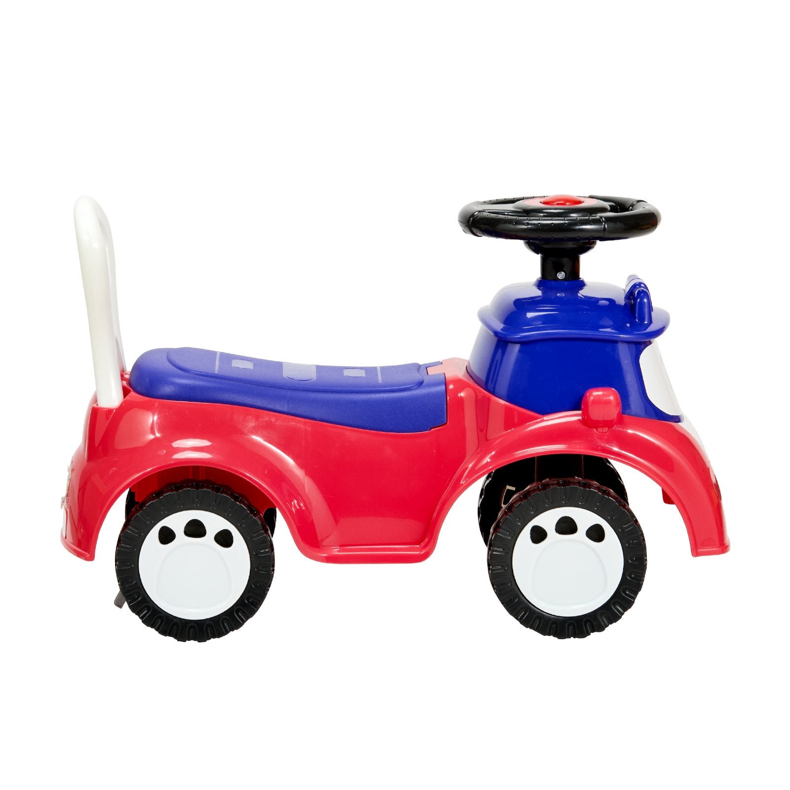 Ride On Toddler Push Car with Music, Storage, Foot-to-Floor, Red