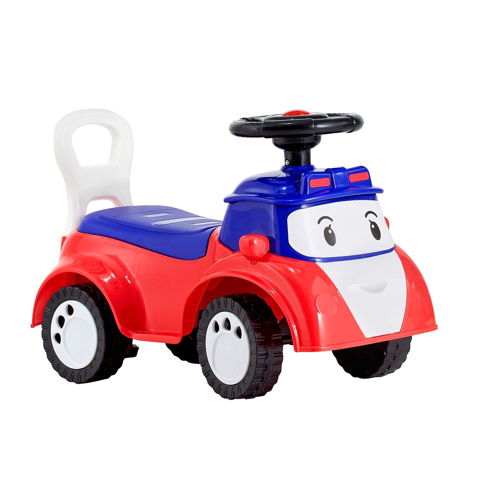 Ride On Toddler Push Car with Music, Storage, Foot-to-Floor, Red