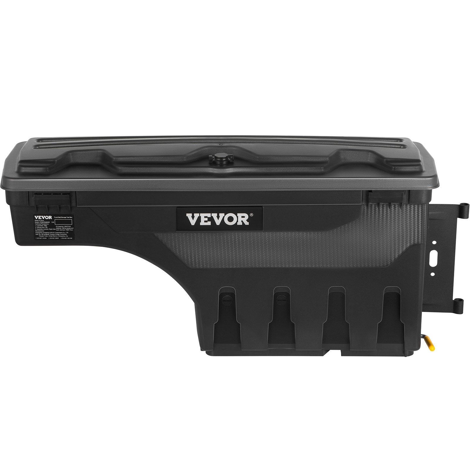 Truck Bed Storage Box Lockable Swing Case 25L for Ford F-150 2015-2021