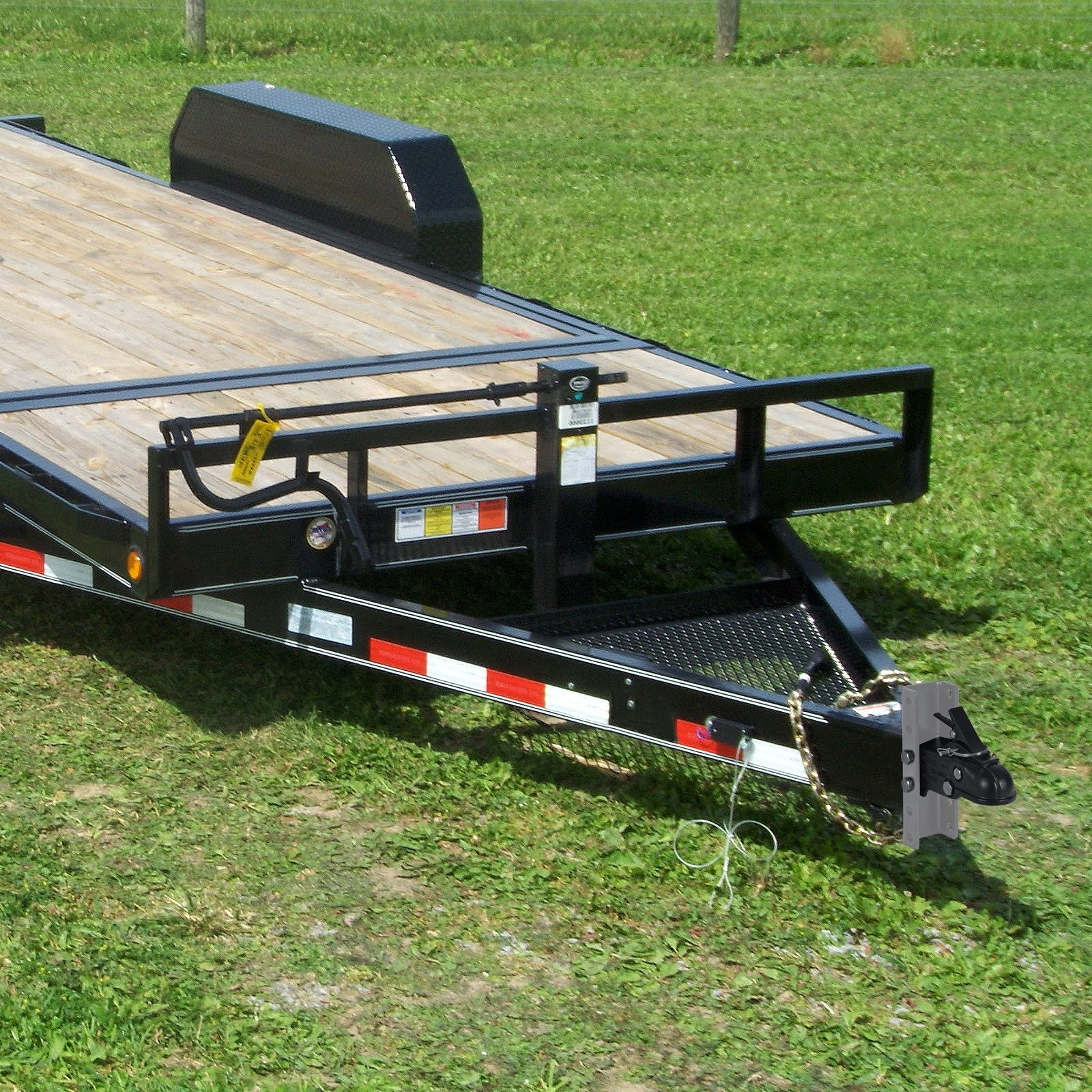 Adjustable Trailer Coupler, Heavy Duty Cast, 2-5/16" Hitch, 15000 lbs, Black