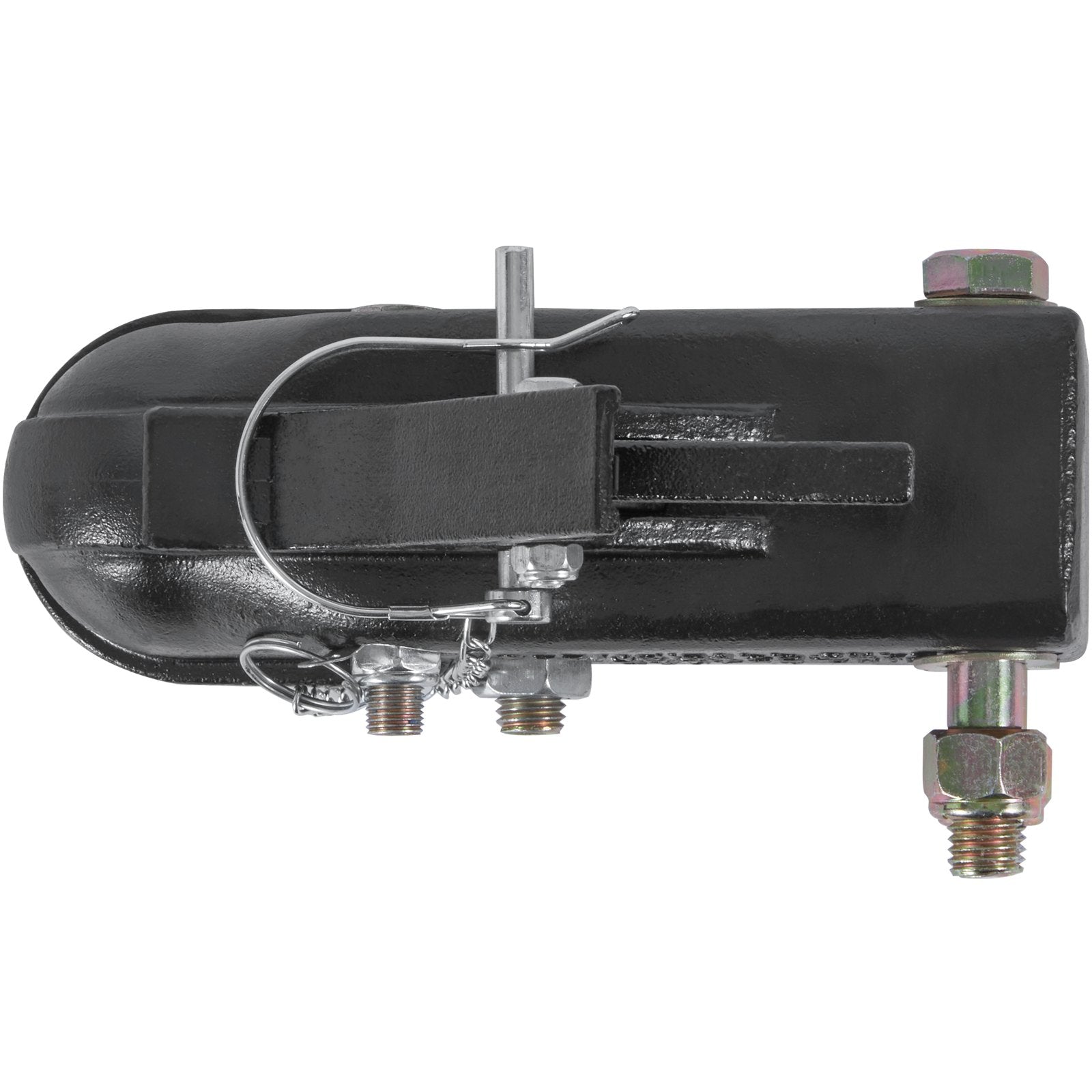 Adjustable Trailer Coupler, Heavy Duty Cast, 2-5/16" Hitch, 15000 lbs, Black