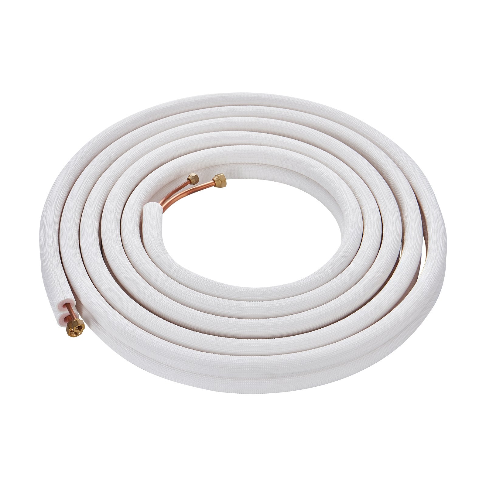 Mini Split Line Set 7620mm 6.4 & 9.5 OD Copper Pipes Triple-Layer Insulation