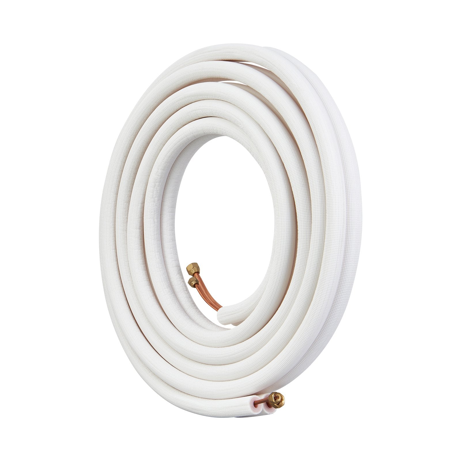 Mini Split Line Set 7620mm 6.4 & 9.5 OD Copper Pipes Triple-Layer Insulation