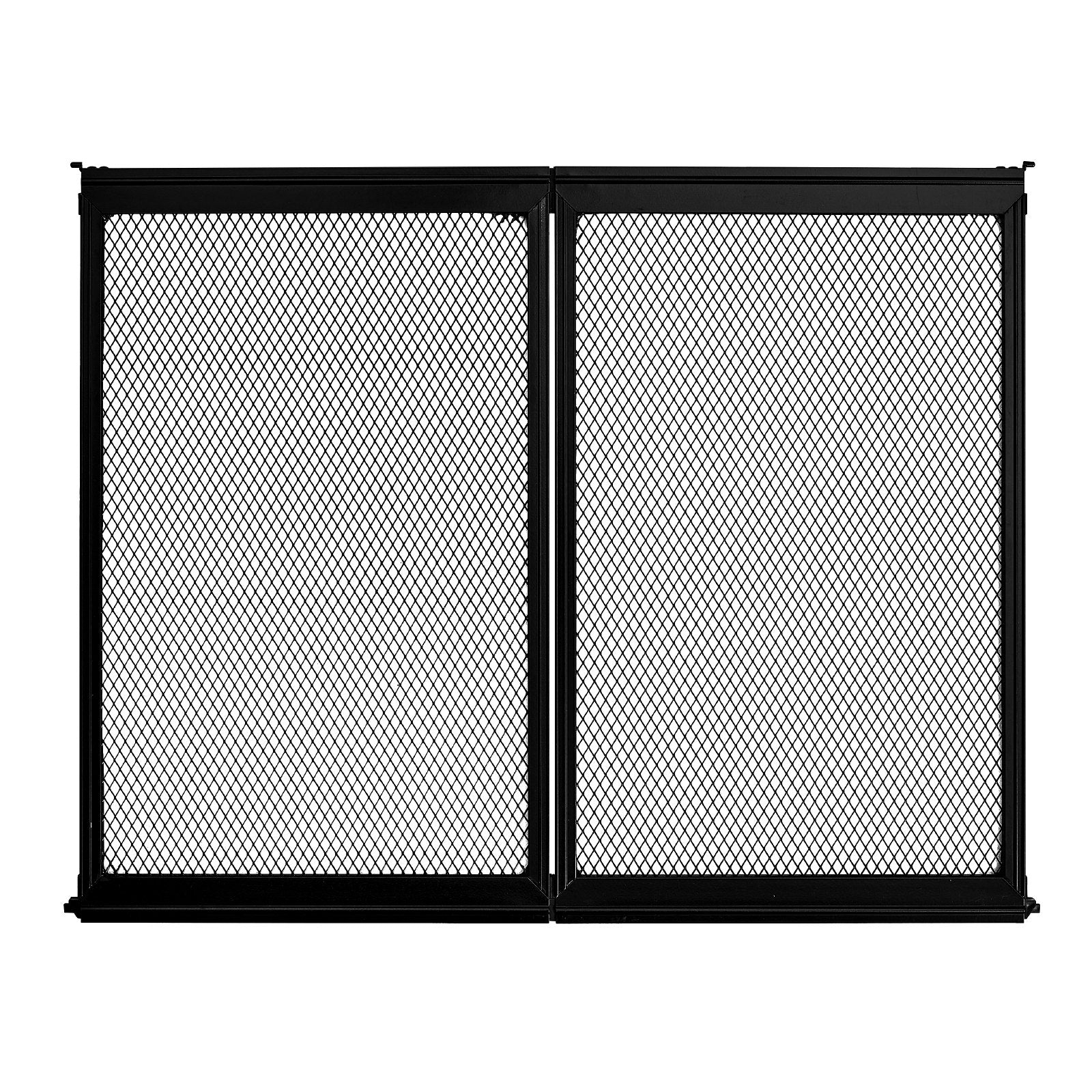 RV Screen Door Protector, Aluminum Mesh Grille for Pet Protection, Black