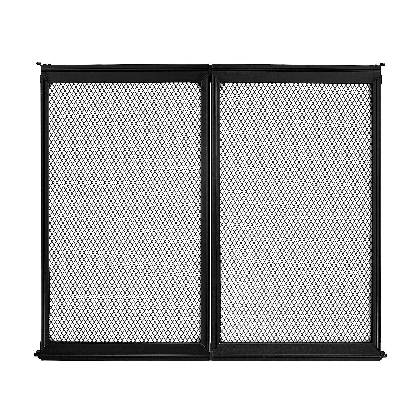 RV Screen Door Protector 571.5x508mm Aluminum Mesh Entry Guard for Pets, Black