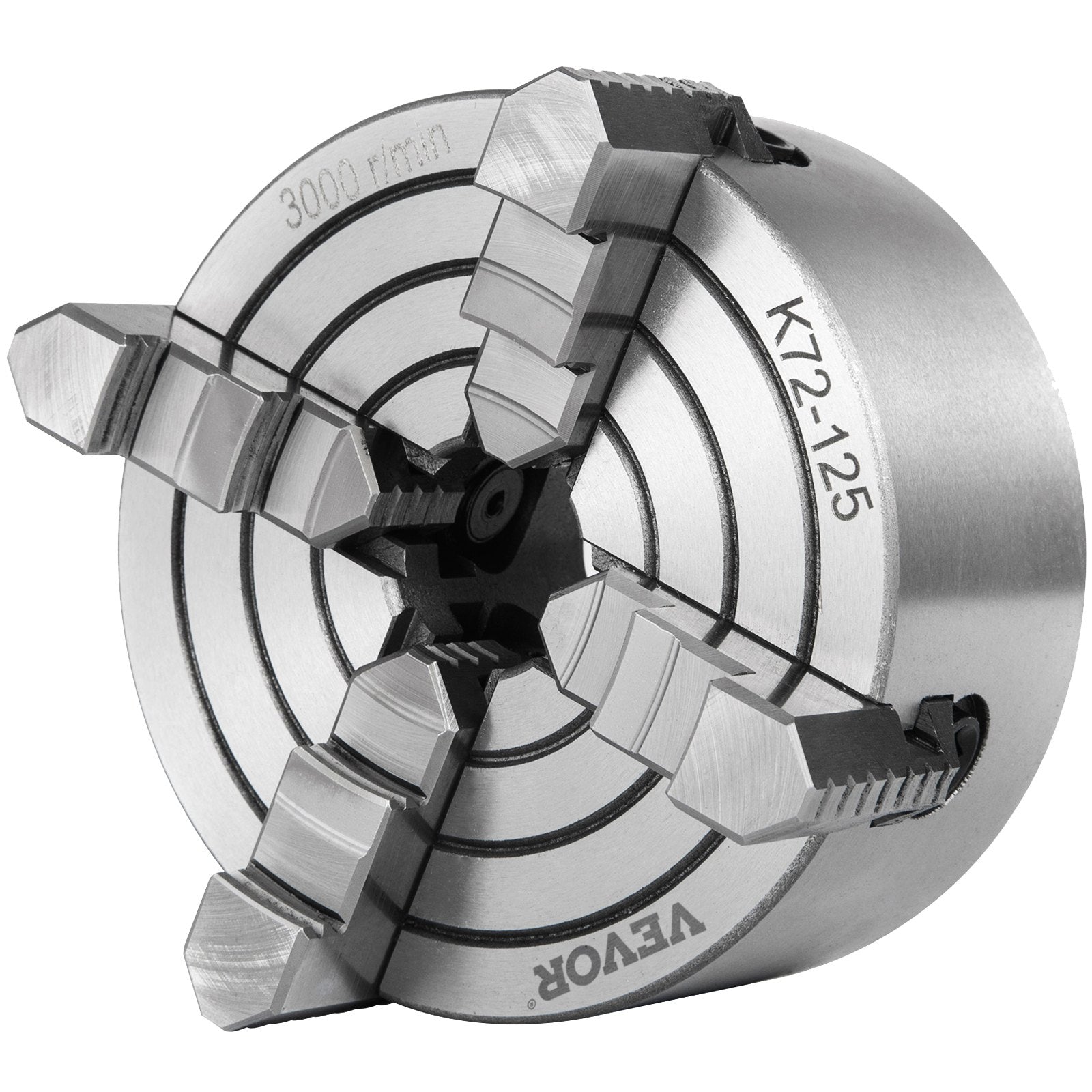 Metal Lathe Chuck 4-Jaw Independent 5-Inch Cast Iron for Milling Turning CNC
