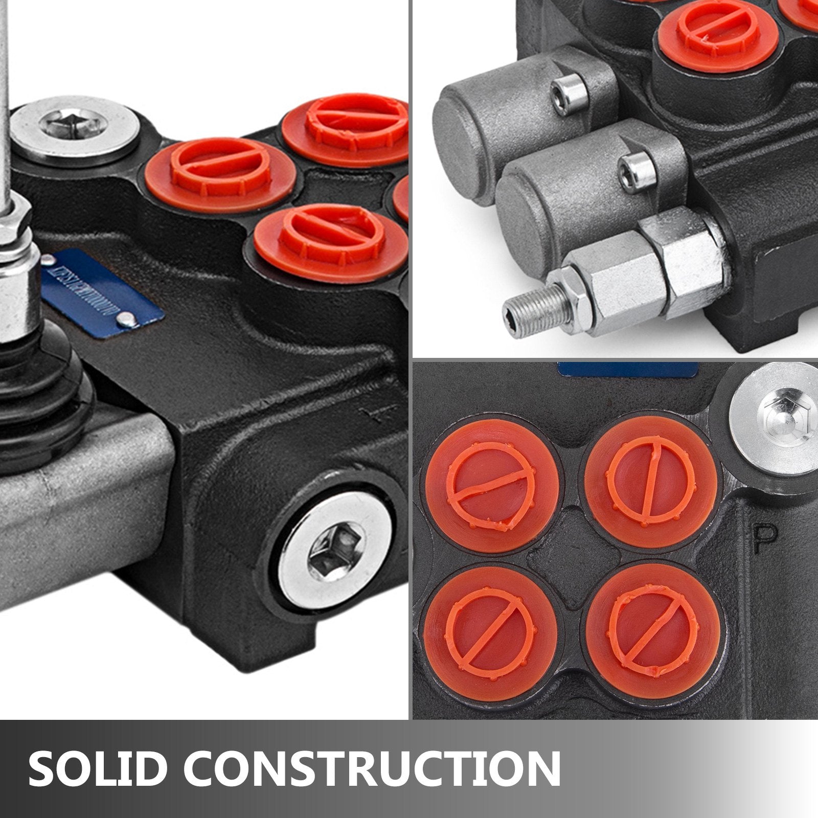 Hydraulic Valve 2-Spool Directional Control 11GPM Double Acting Tractors