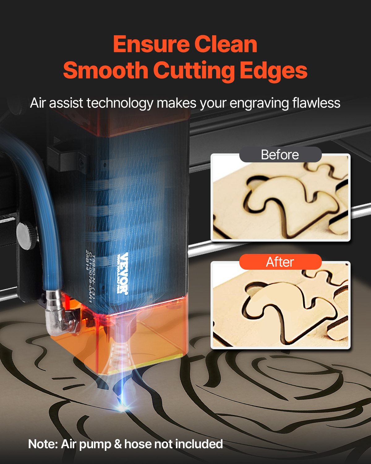 Laser Engraver 5W Cutter Machine 38x40cm Working Area 10000mm/min for Wood/Metal