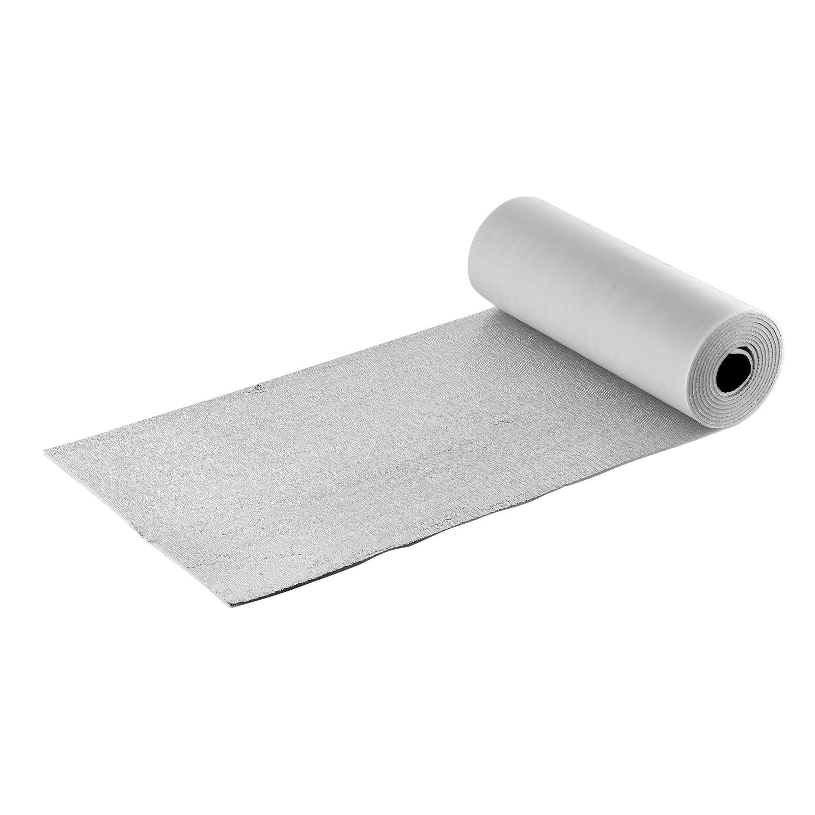 Reflective Insulation Roll, 2-Car Garage Kit, 6mm 5.49x0.61m, 4 Rolls White PE