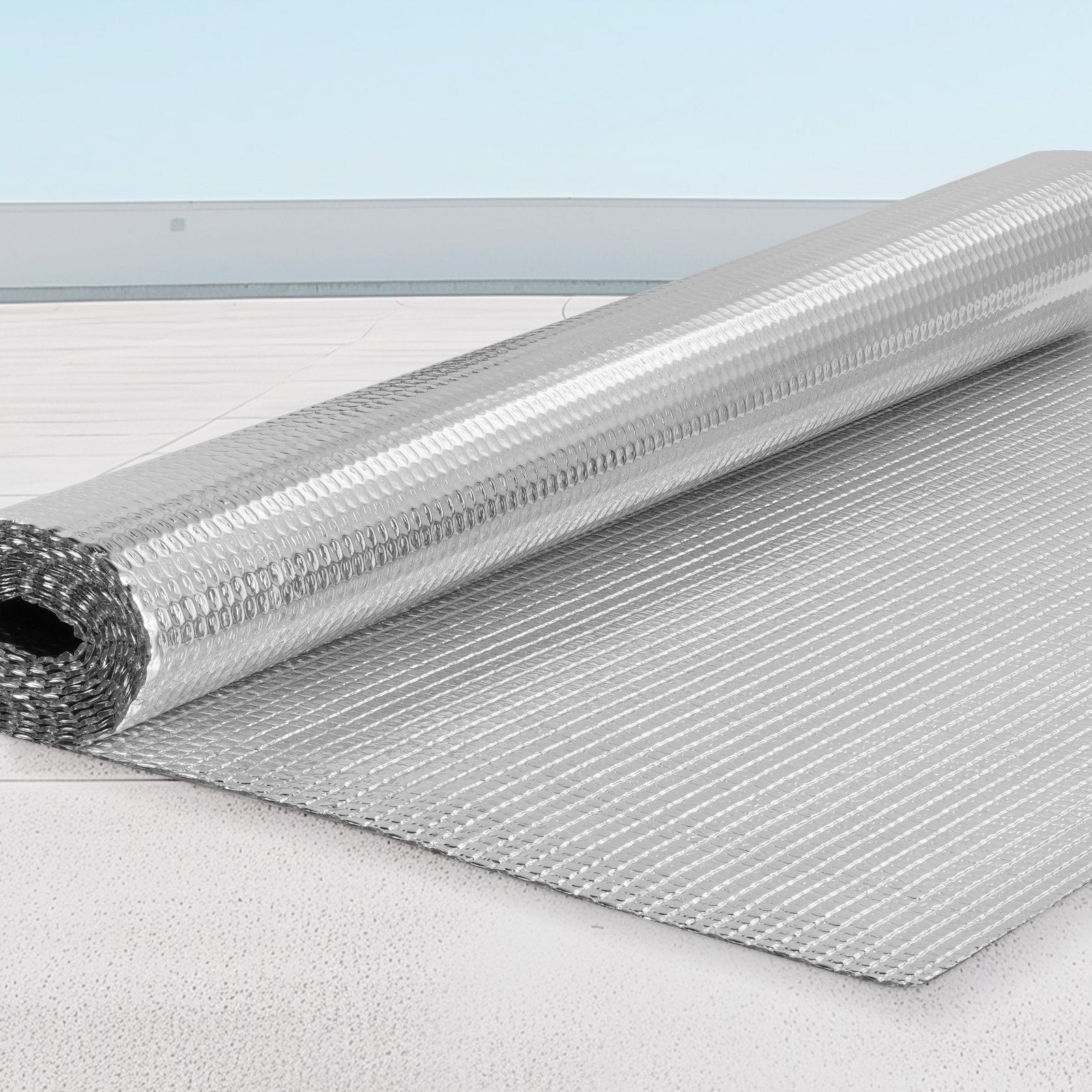 Double Reflective Insulation Roll 48x10ft Aluminum Foil Bubble Thermal Shield