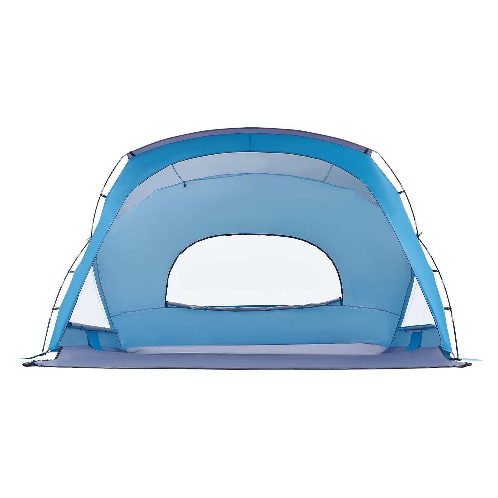 Beach Tent Sun Shelter 6 Person UPF50+ Portable Canopy Sand Pockets Carry Bag