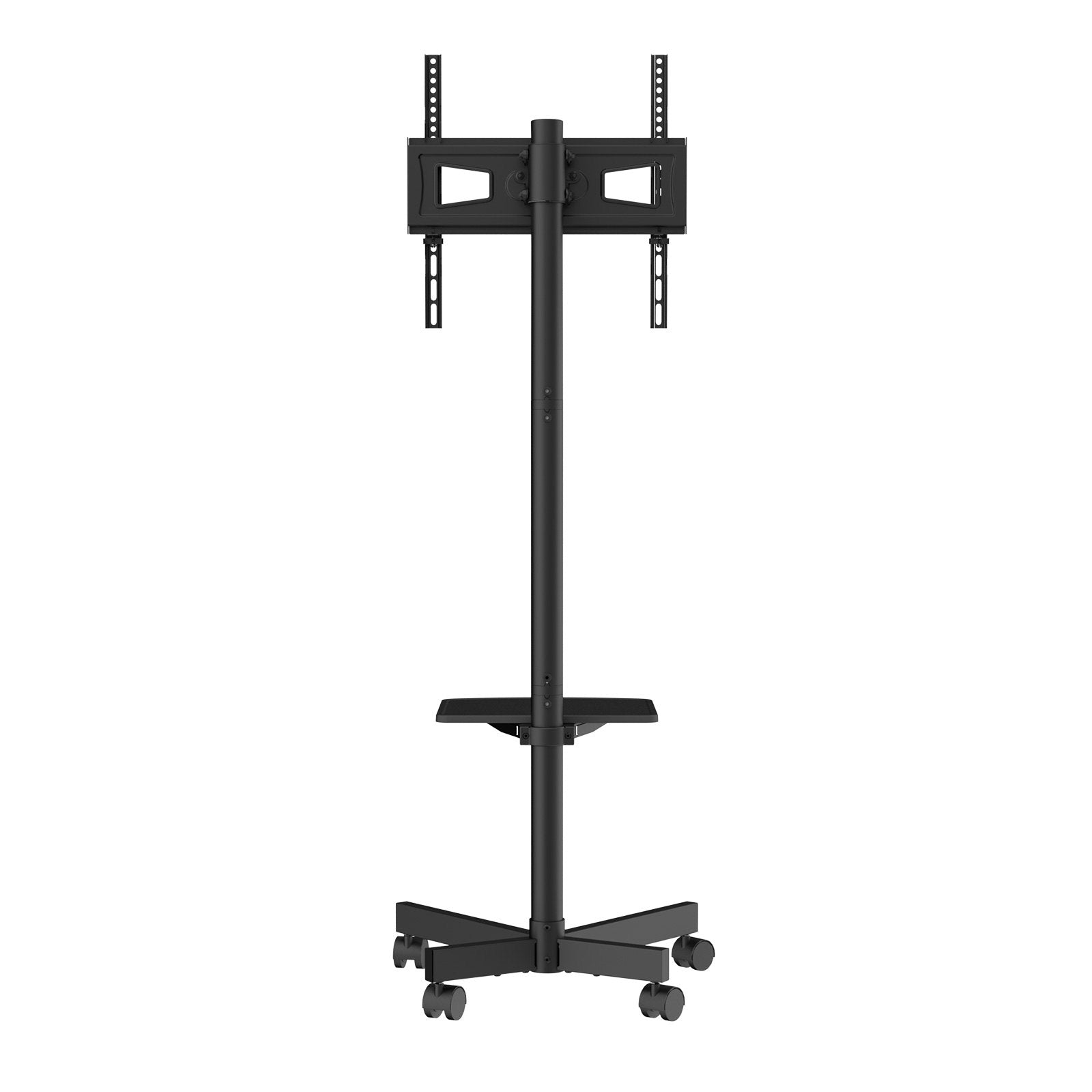 Mobile TV St& Cart for 23-60" TVs Height Adjustable Portable Rolling St& with